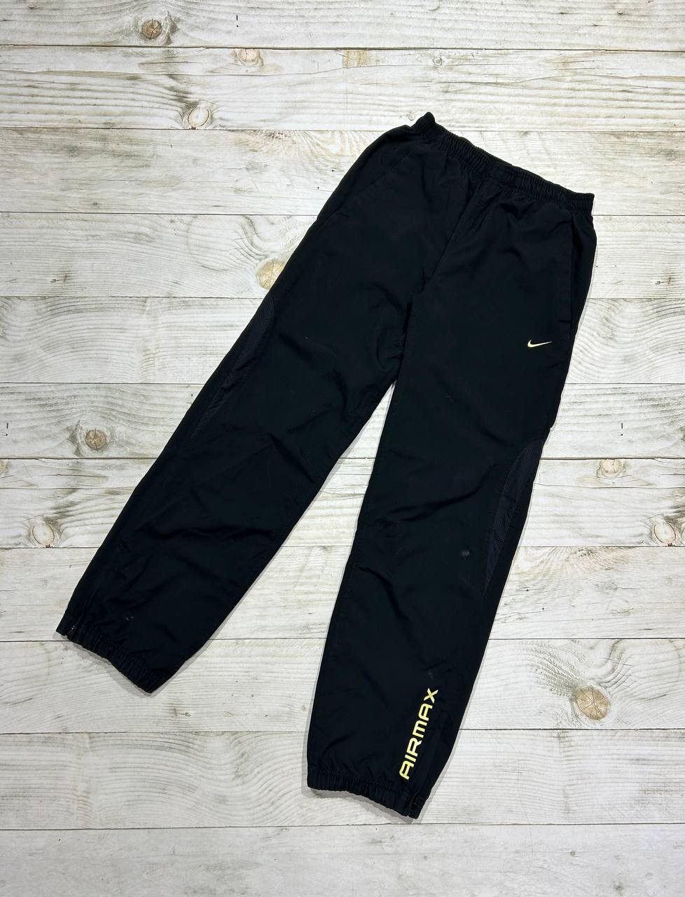 Nike Vintage Nike Air Max Track Pants 00s Nylon Big Logo Swoosh Size US 30 / EU 46 - 1 Thumbnail