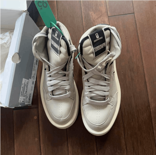 Rick Owens Rick Owens mid-top sneakers black and white Size US 10 / EU 43 - 3 Thumbnail