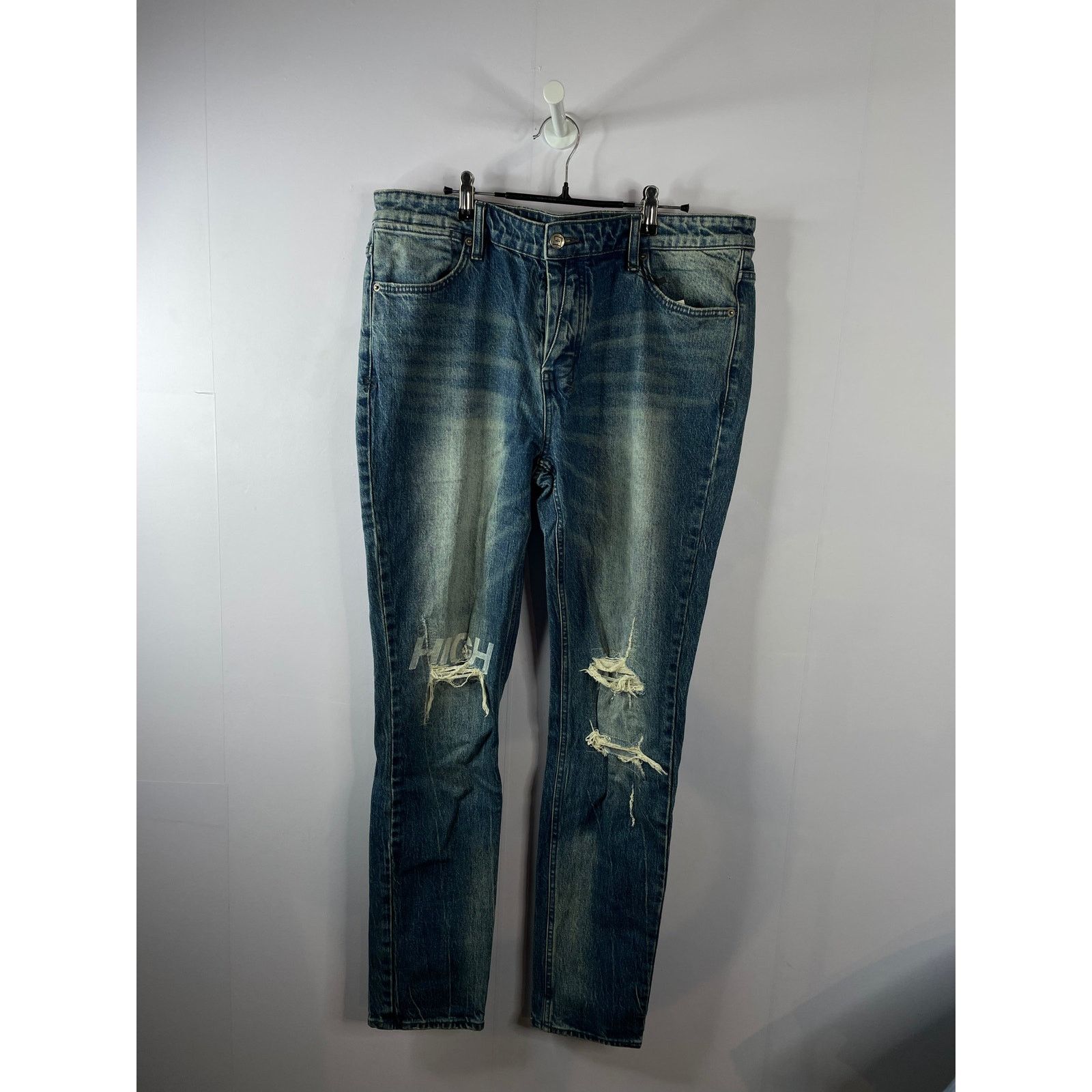 Ksubi Distressed Dark Wash Jeans