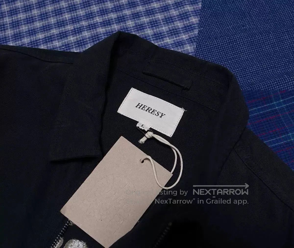 HERESY heresy guild navy shirt with logo embroidery. Size US XL / EU 56 / 4 - 4 Thumbnail