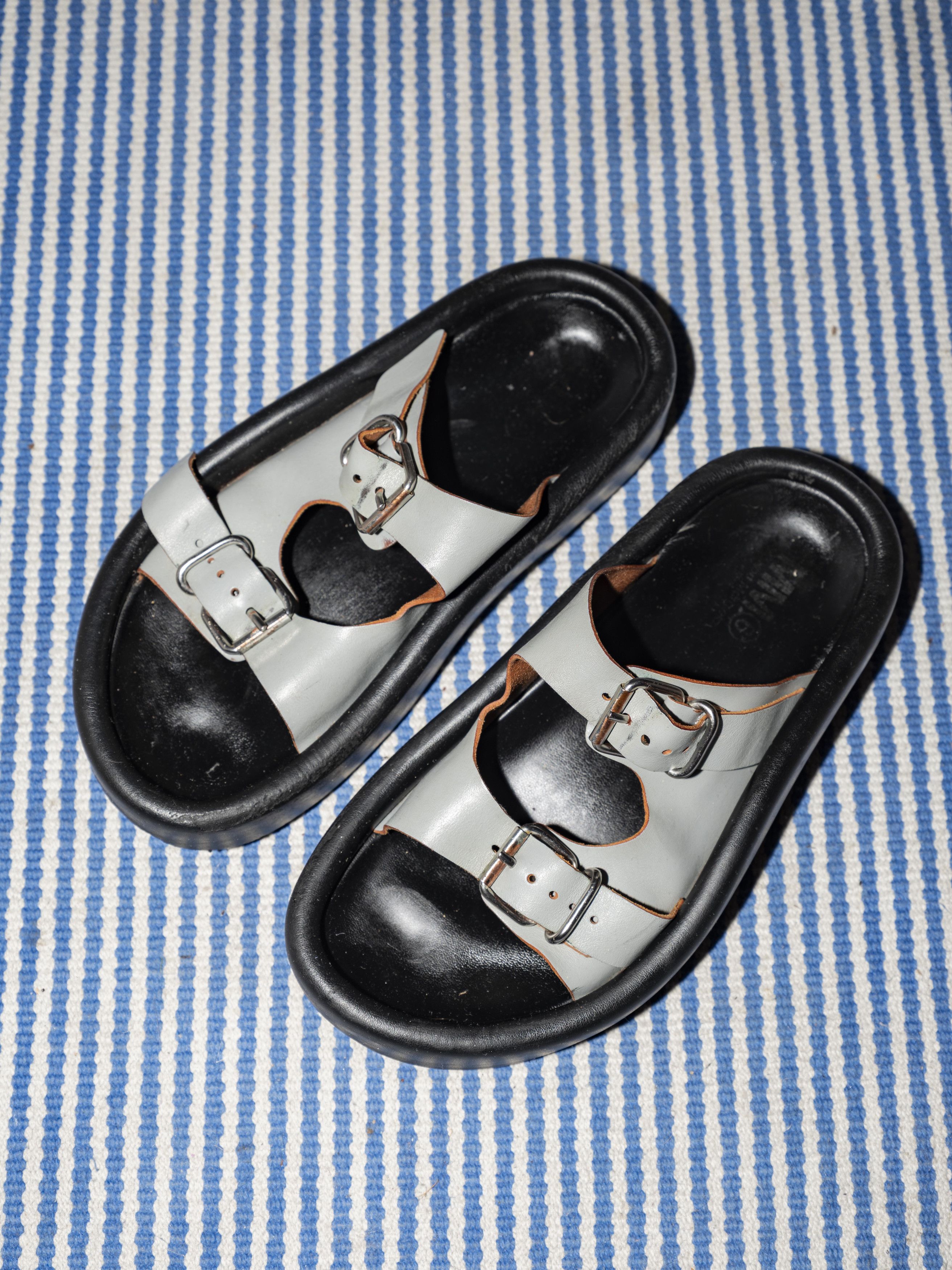 MM6 Vinted MM6 Sandals Grey-Black EU 42 Size US 9 / EU 42 - 1 Thumbnail