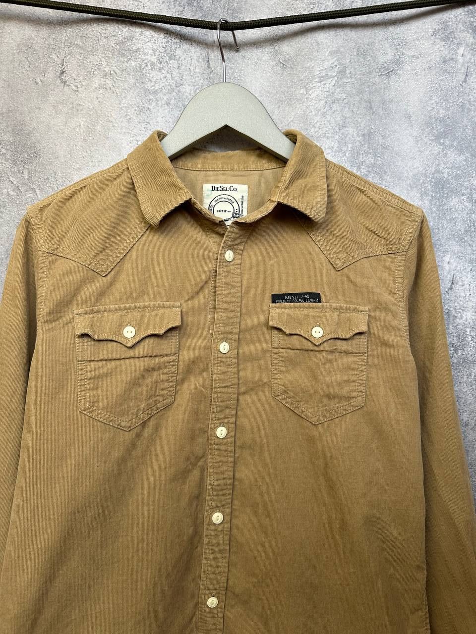 Diesel Diesel Co. Western Corduroy Shirt Vintage Camel Brown Size US S / EU 44-46 / 1 - 5 Thumbnail