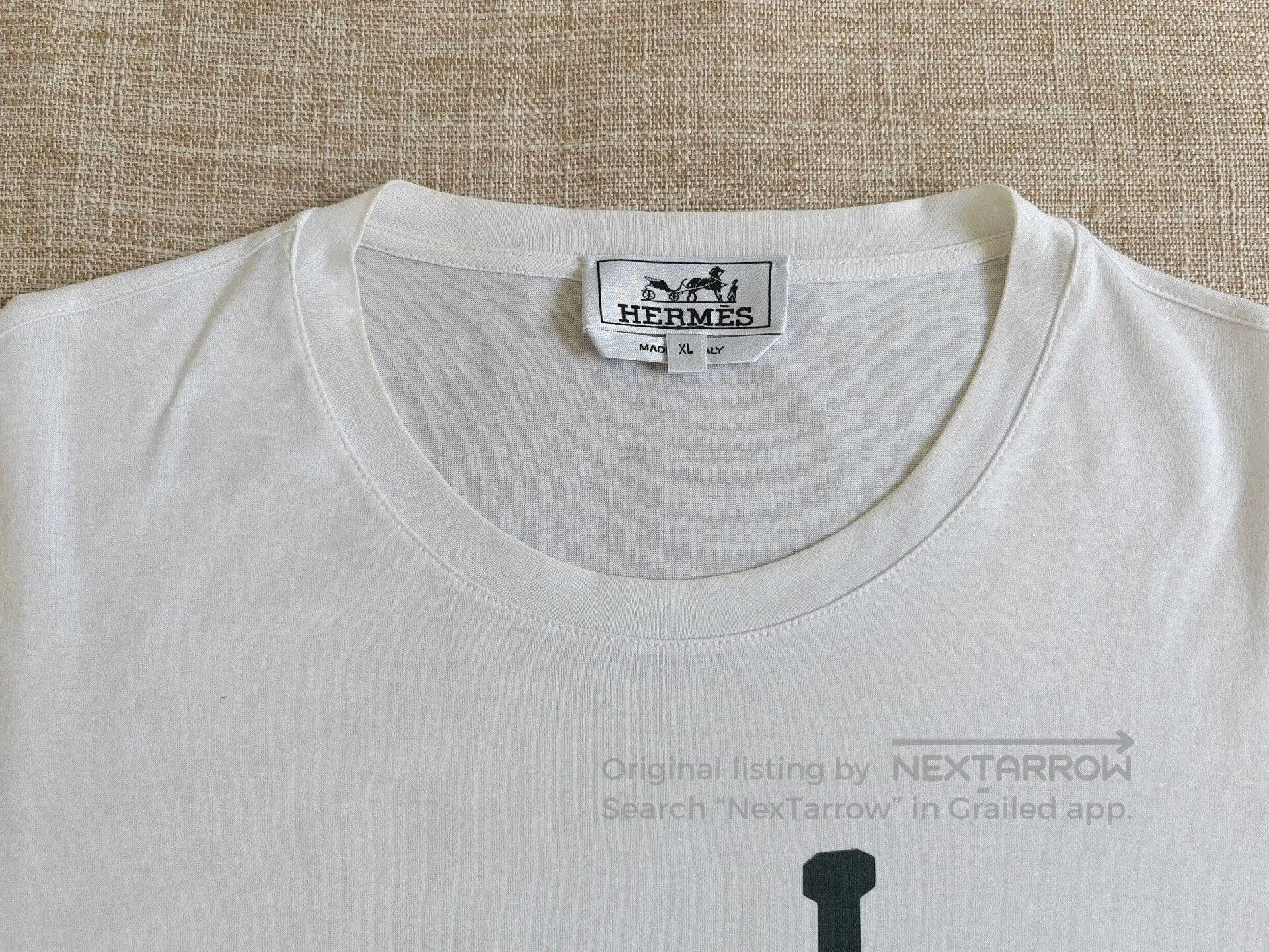 Hermes Hermes Men's Short Sleeve T-Shirt XL. Size US XL / EU 56 / 4 - 2 Thumbnail