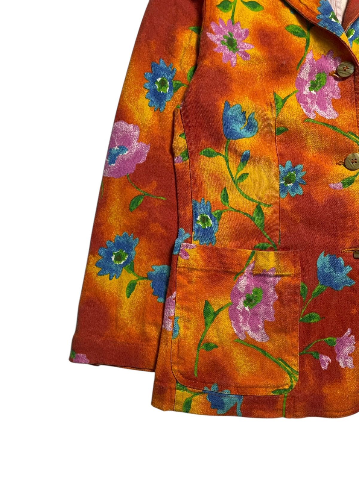 Beauty Beast 1980’s Jhony Lambs - Fantasy Floral Blazers Size 38R - 3 Thumbnail