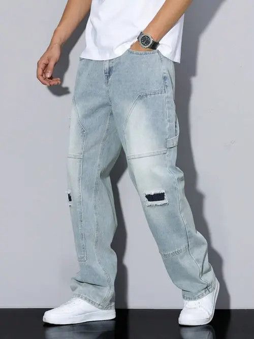 Other Casual Fit Cargo Distressed jeans Size US 30 / EU 46 - 1 Thumbnail