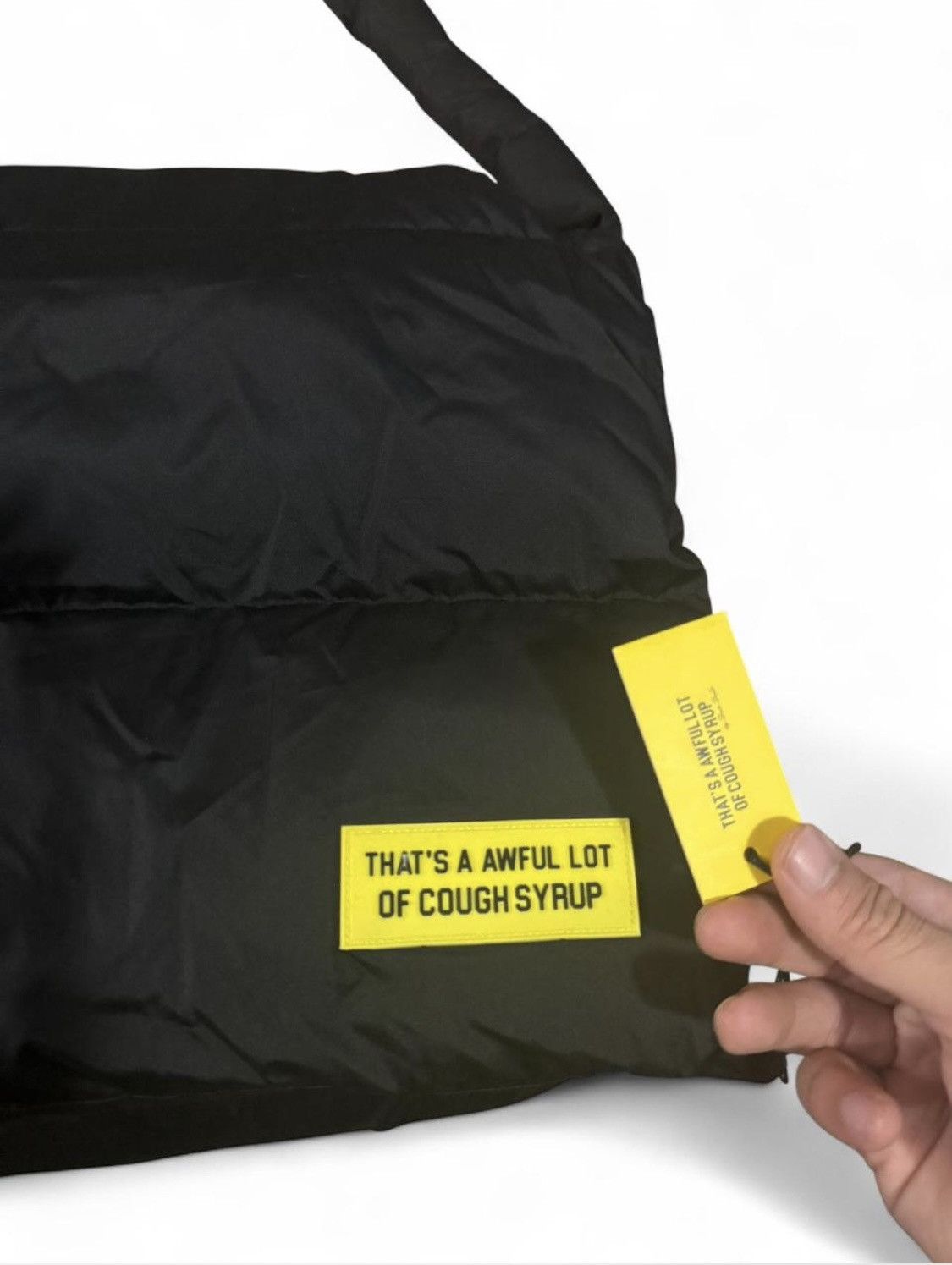 Awful Lot of Cough Syrup Awful lots of cough syrup messenger bag Size ONE SIZE - 2 Thumbnail