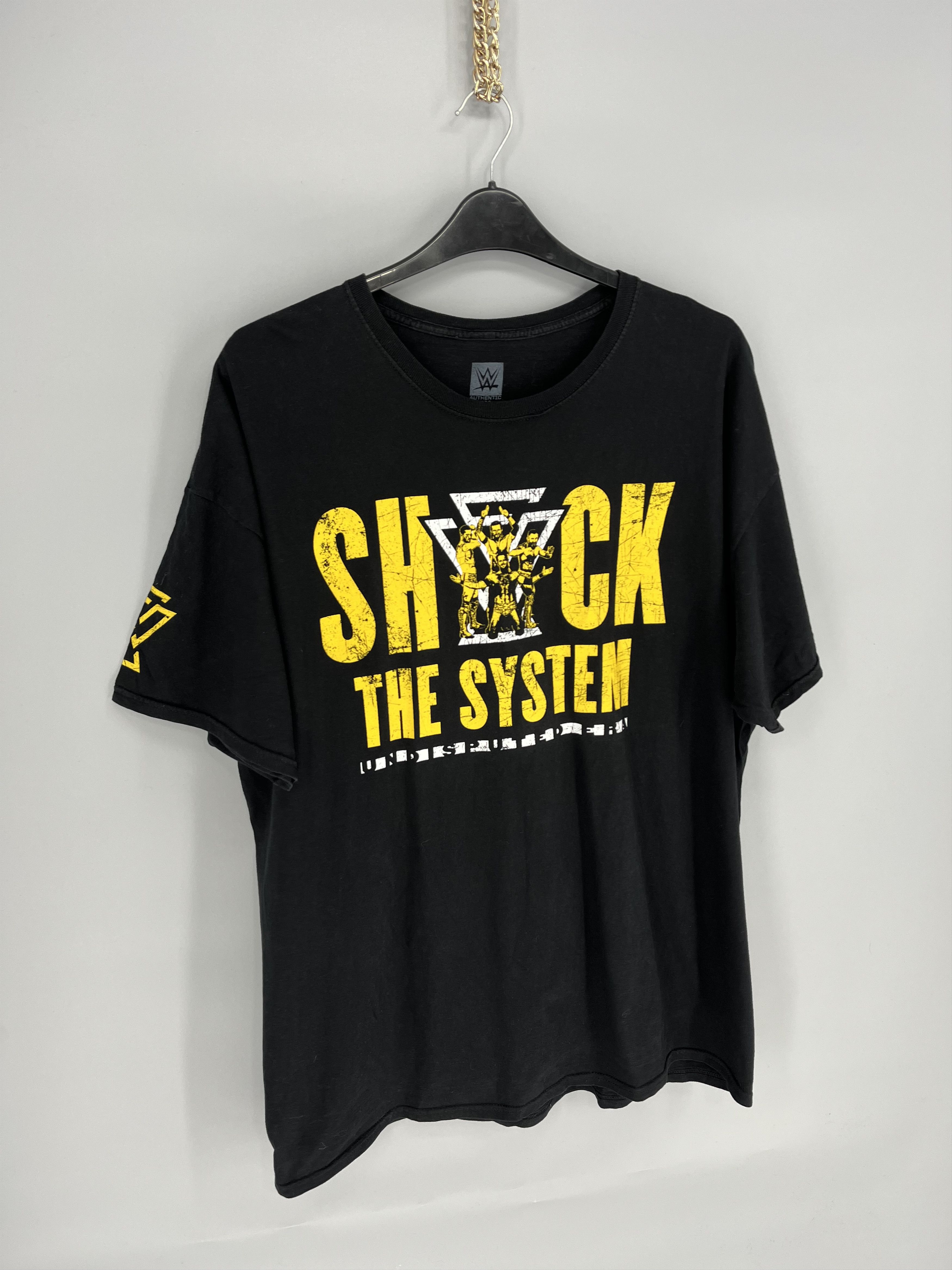 Vintage WWE NXT Undisputed Era Shock the System Wrestling T-Shirt Size US XXL / EU 58 / 5 - 2 Thumbnail