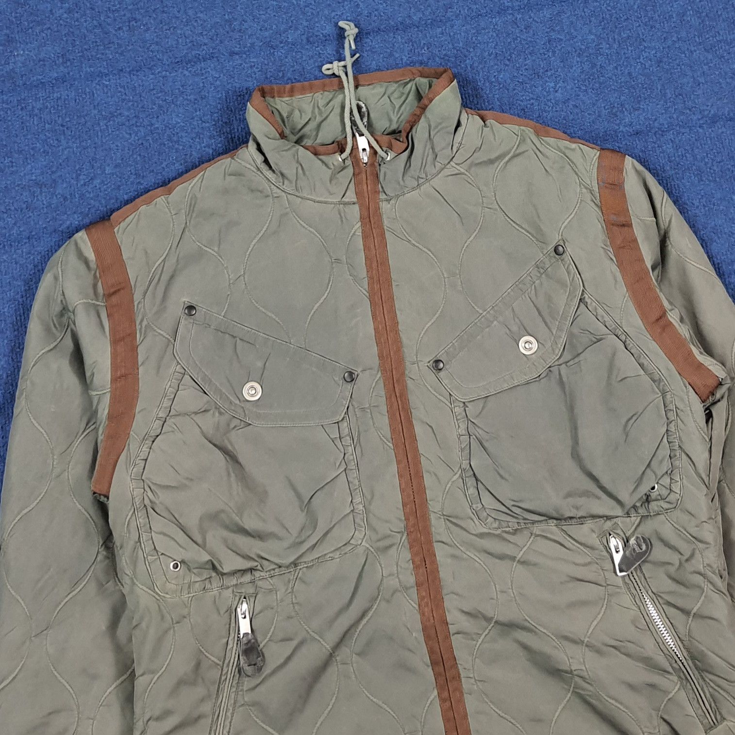Avirex Vintage Avirex Quilted Flight Sherpa Lined Bomber C304N22 Size US M / EU 48-50 / 2 - 2 Thumbnail