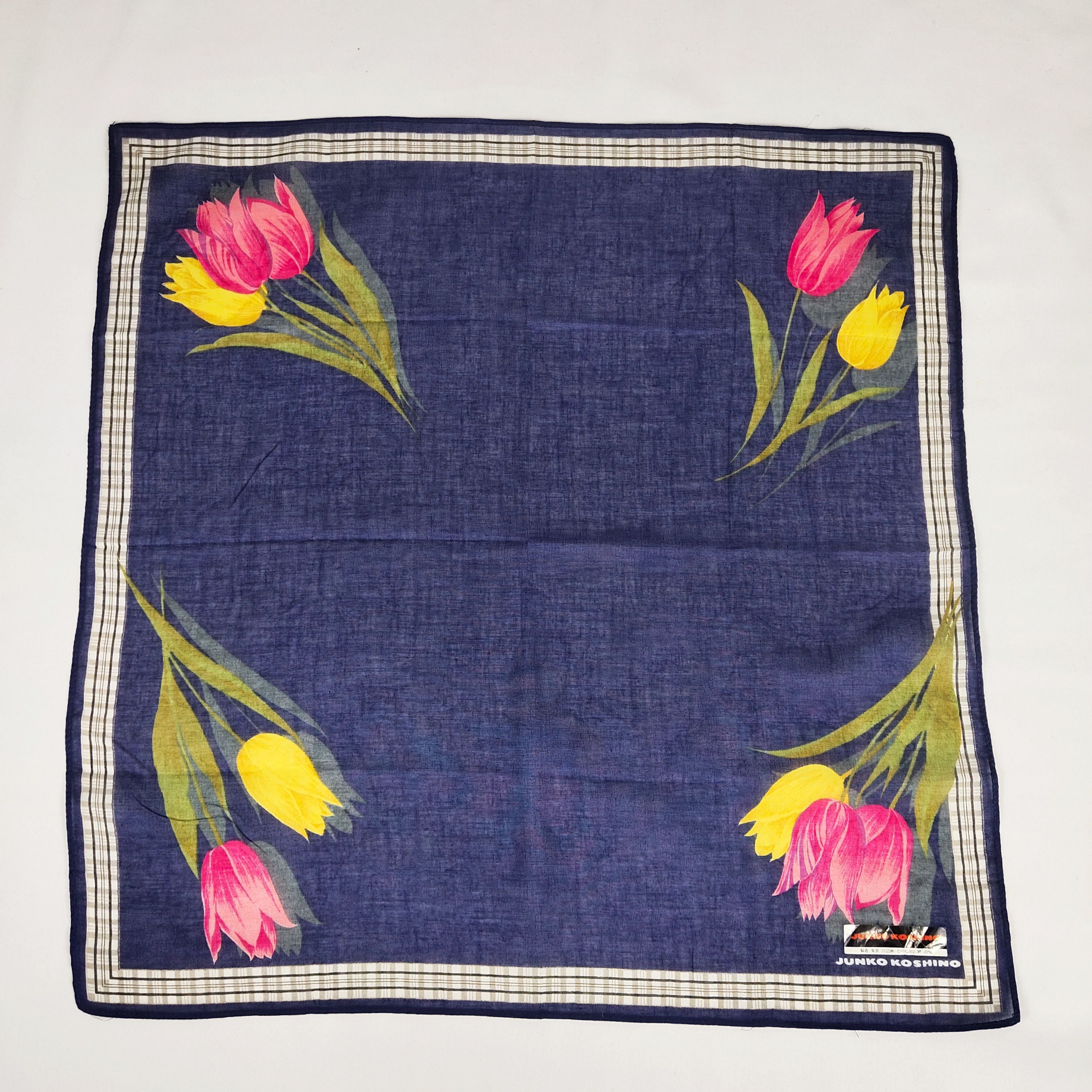 Mr. Junko × Vintage Junko Koshino Handkerchief / Neckerchief / Bandana FZ414 Size ONE SIZE - 3 Thumbnail