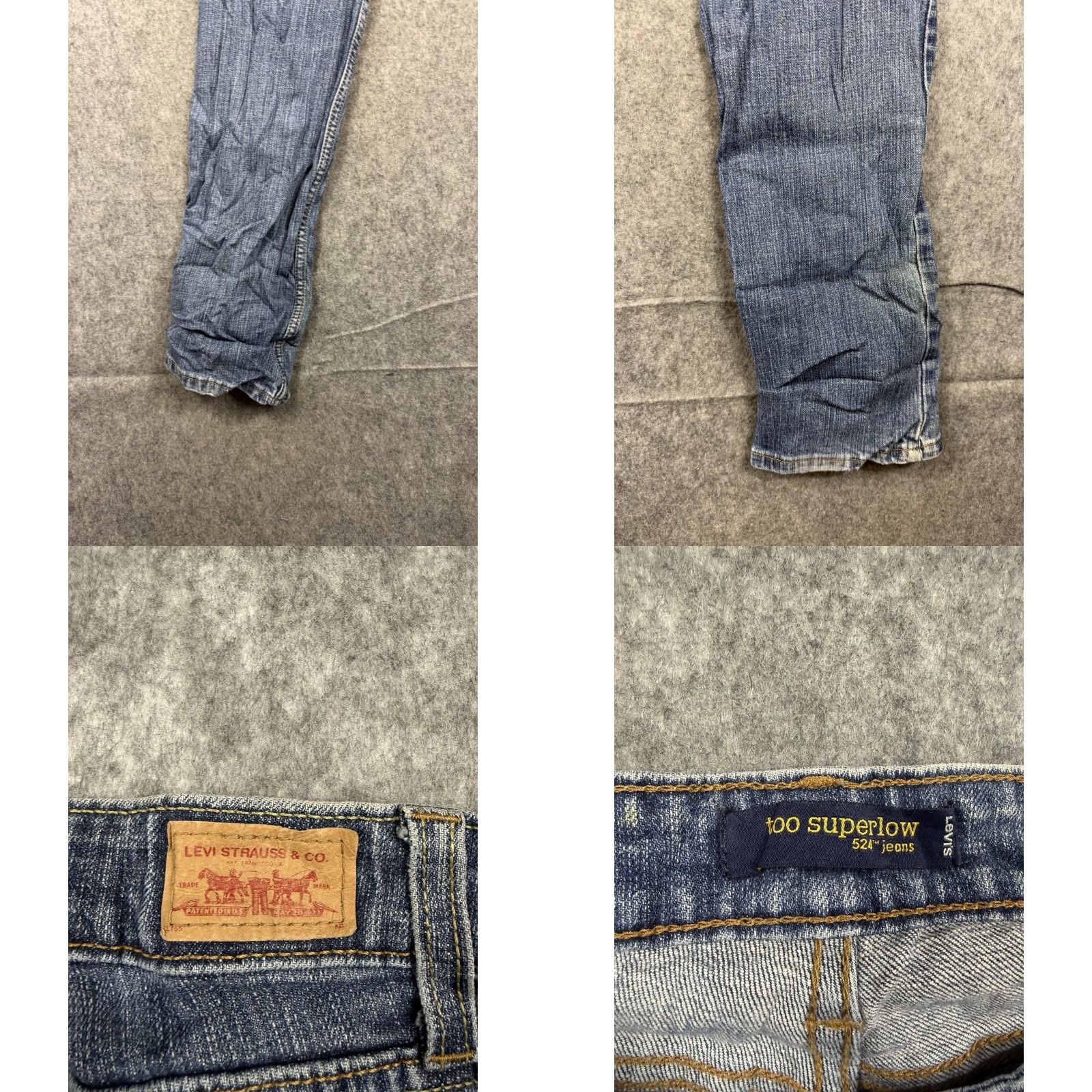Levi's Levi's 524 Jeans Women's Regular Medium Wash Blue 15 M 33in Inseam Stretch 5-Pocket Denim Straight Size 36" / US 14 / IT 50 - 9 Thumbnail