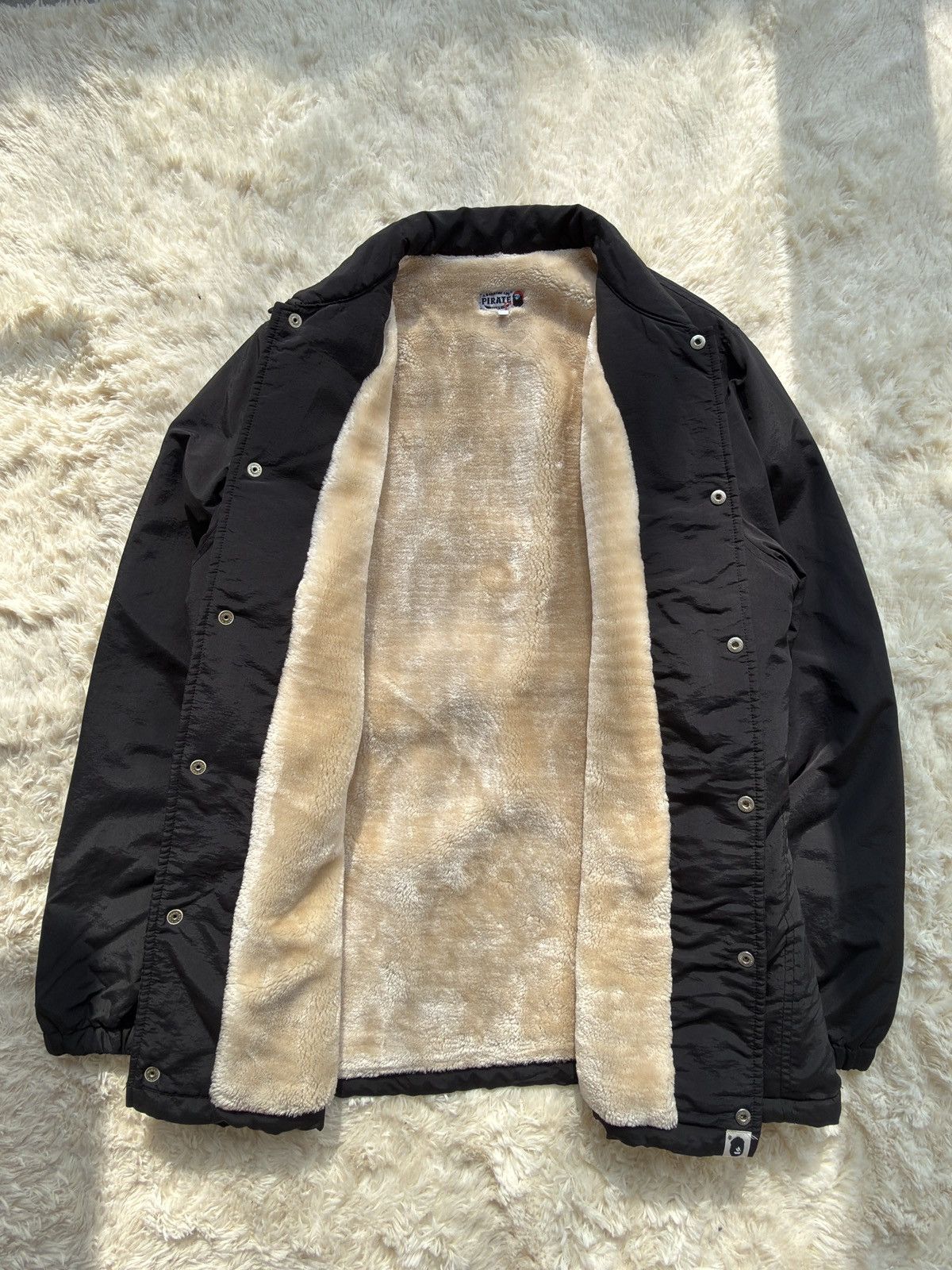 Bape Rare Bathing Ape BAPE Pirate Store Fleece pile Lined Jacket Size US XL / EU 56 / 4 - 3 Thumbnail