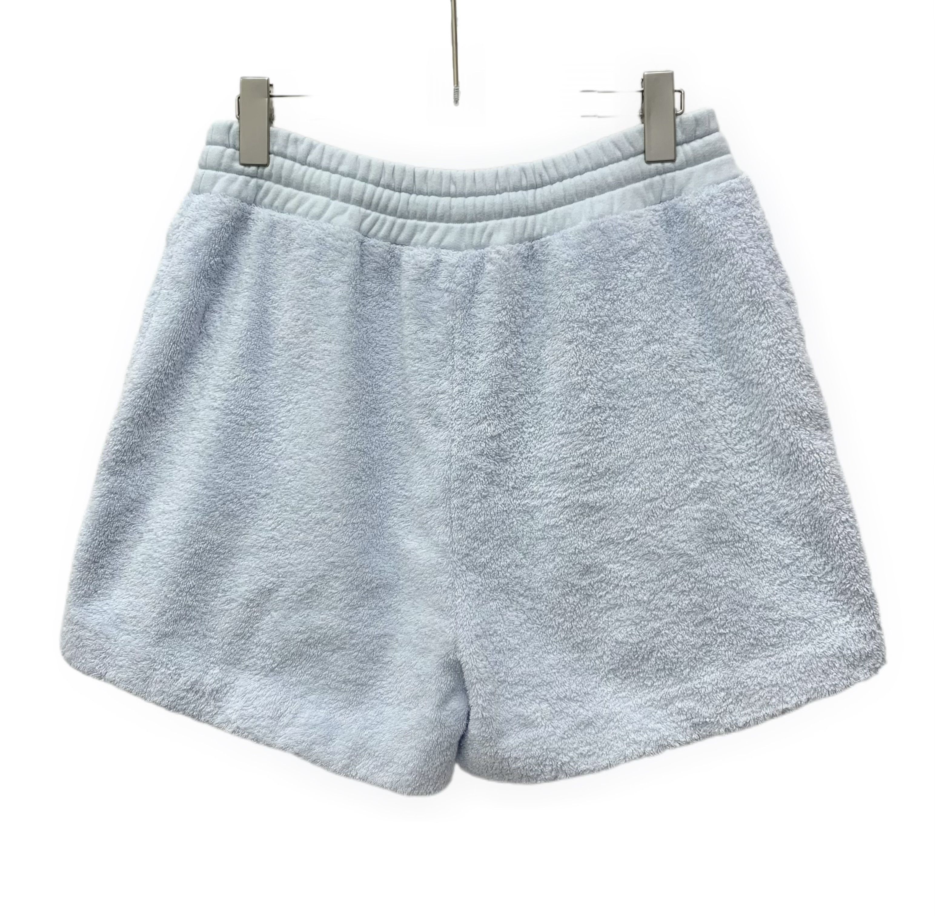 Miu Miu Miu Miu Logo Velour Shorts Light Blue (Size M/L) Size 28" / US 6 / IT 42 - 1 Thumbnail