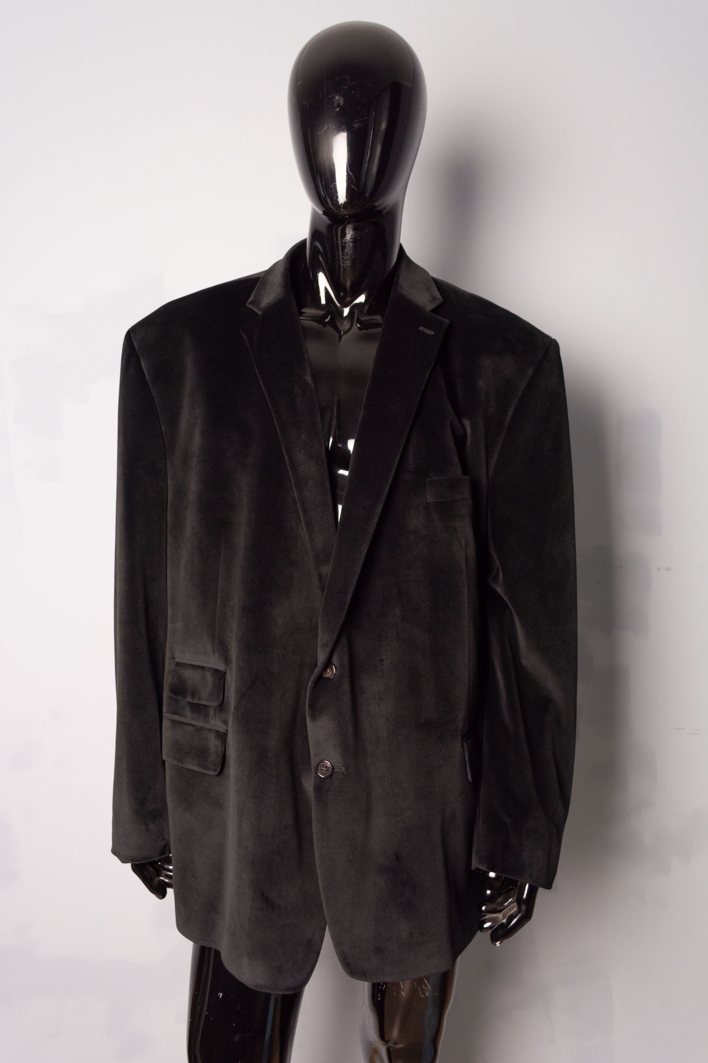 RALPH LAUREN 56R velvet dinner jacket blazer