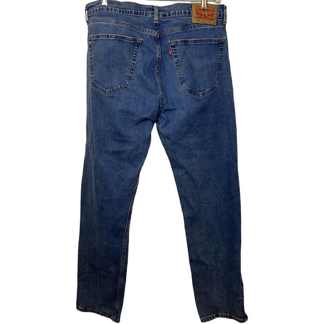 Levi's Levi’s 505 Classic Fit Straight Leg Men’s Blue Jeans Sz 36 Size US 36 / EU 52 - 2 Thumbnail