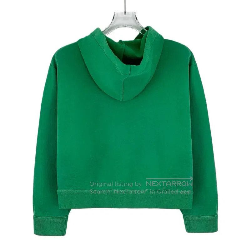 Louis Vuitton Louis Vuitton Green logo seal cotton hooded drawstring zip Size US XS / EU 42 / 0 - 2 Thumbnail