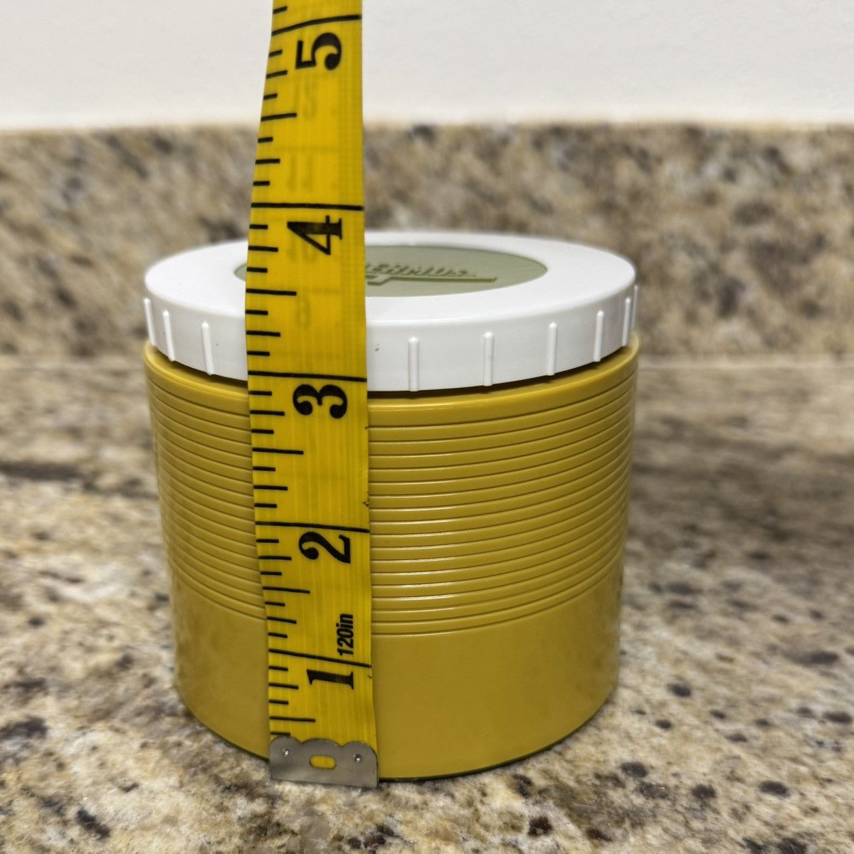 Vintage 1960s Thermos King-Seeley #1155 Harvest Gold Snak Jar 6 OZ Size ONE SIZE - 8 Thumbnail