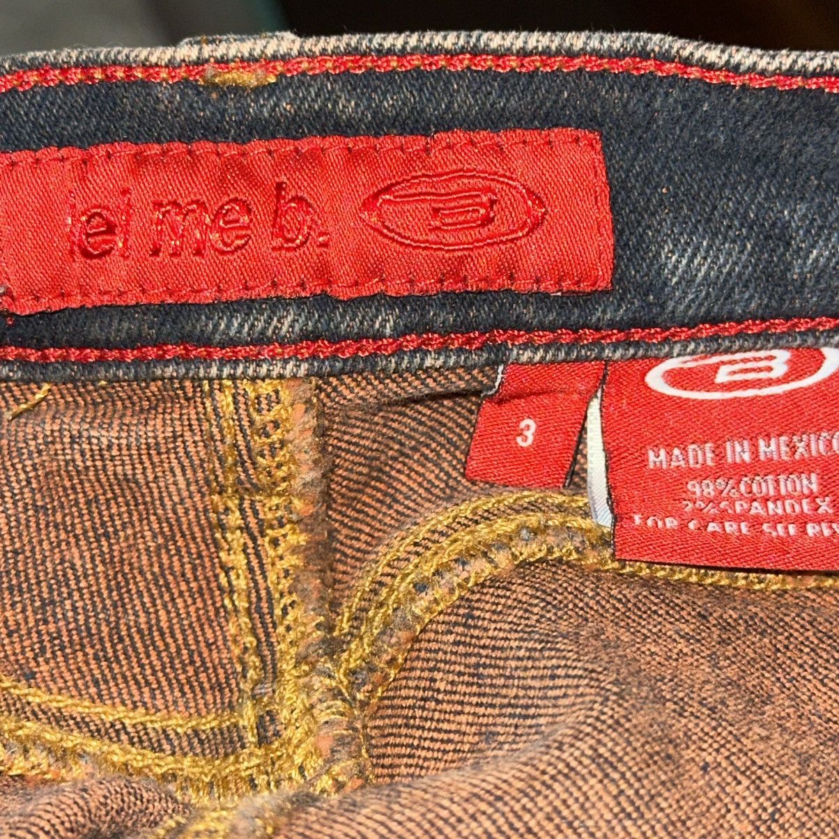 Other Vintage Bongo Y2K bleached whiskered dark wash bootcut jeans Size 26" / US 2 / IT 38 - 5 Thumbnail