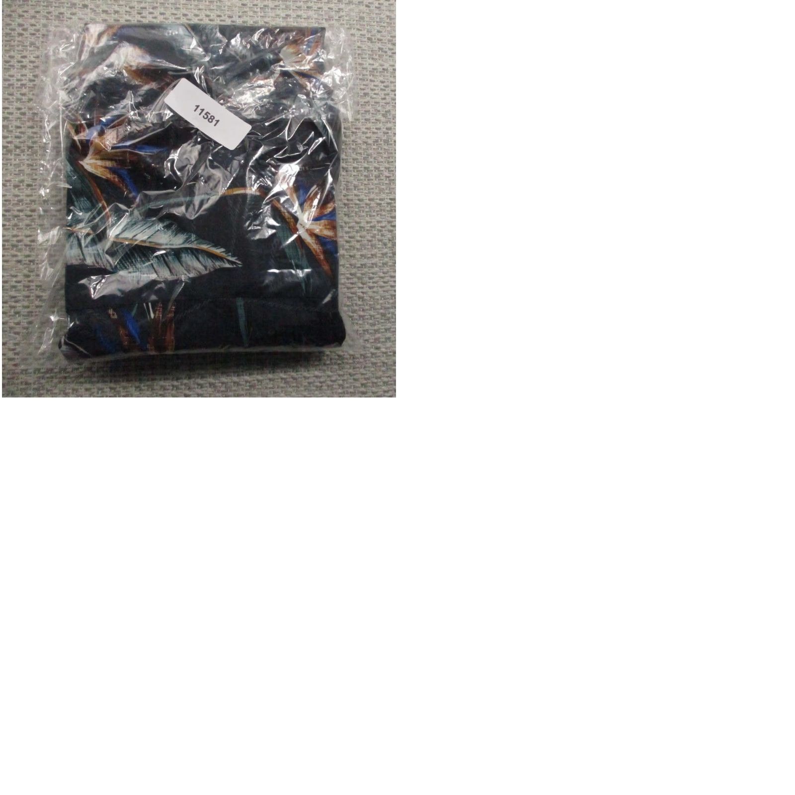 Paradise Island Shores Shirt Mens Medium Black Hawaiian Bird Of Paradise Floral Aloha Size US L / EU 52-54 / 3 - 9 Thumbnail