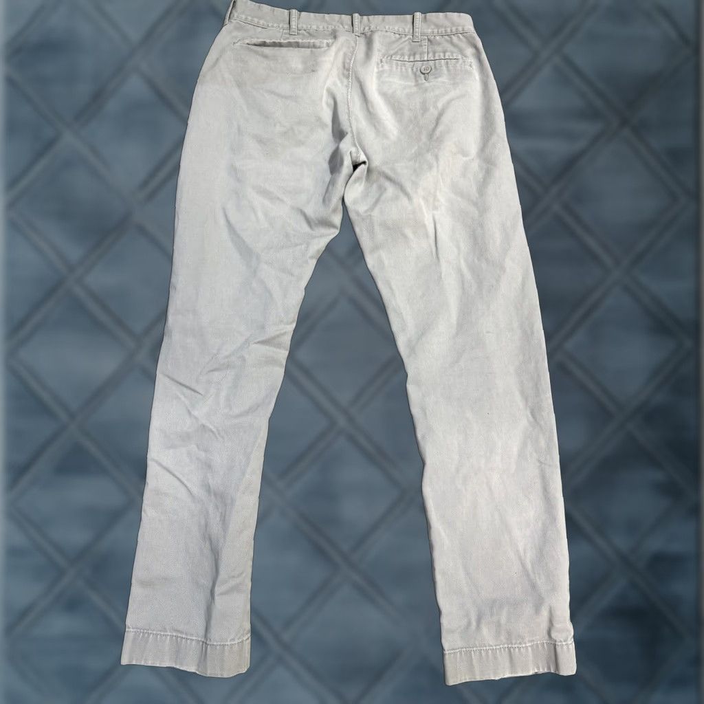J.Crew J.Crew Slim Fit Chino Pants Adult 30x30 Gray Solid Button Zip Mens Size US 30 / EU 46 - 1 Thumbnail