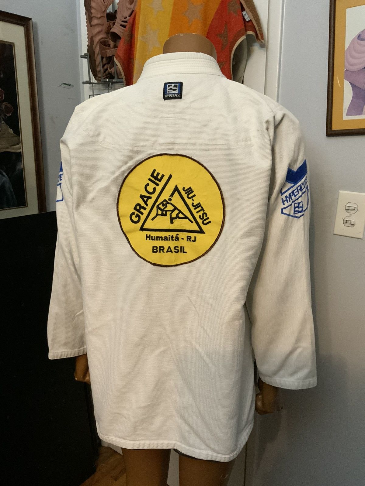 Other Hyperfly Gracie Jiu Jitsu Humaita Brazil Gi Kimono Jacket Size US L / EU 52-54 / 3 - 13 Thumbnail