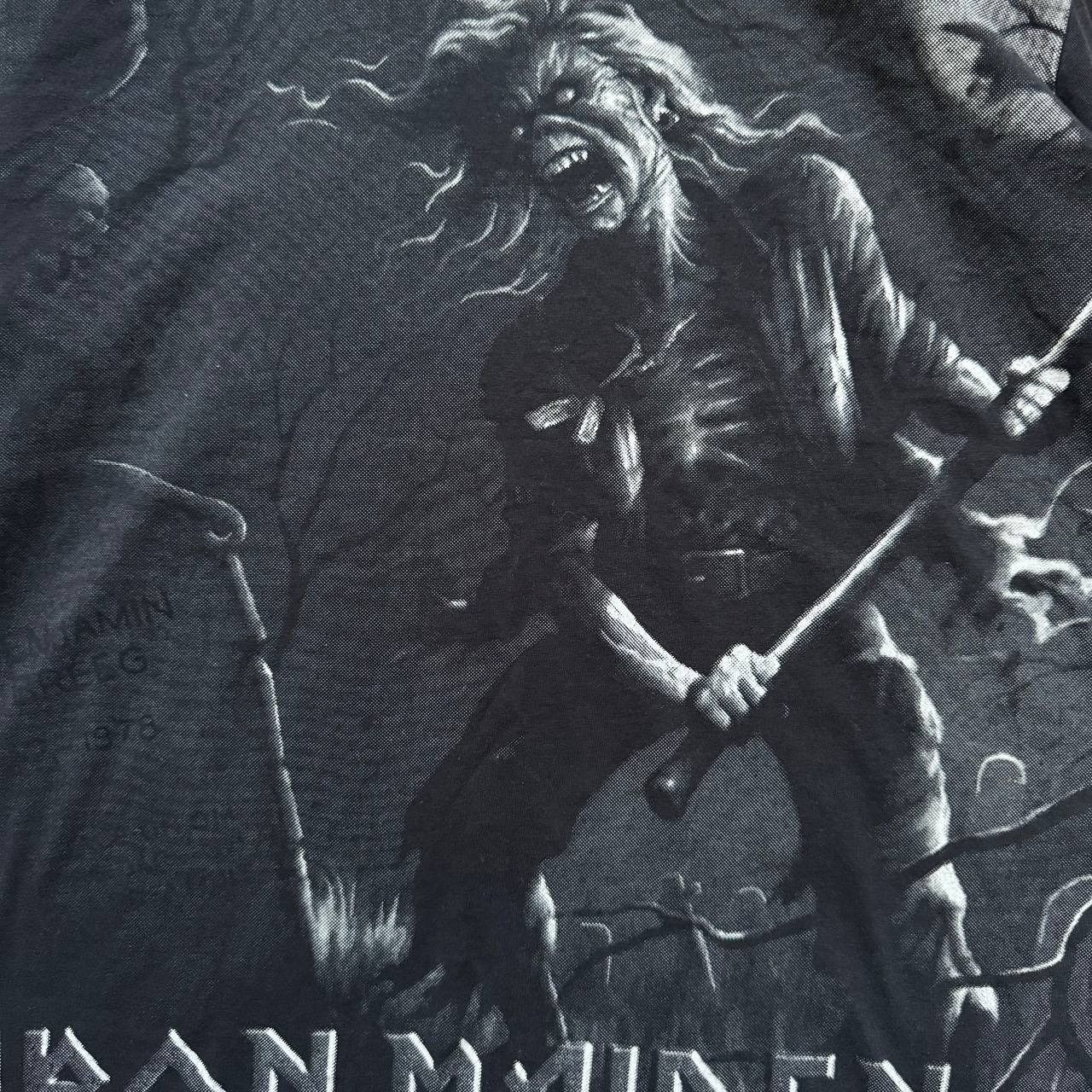 Band Tees Iron Maiden Vintage Corpse Goth All Over Band Tee Size US XL / EU 56 / 4 - 4 Thumbnail