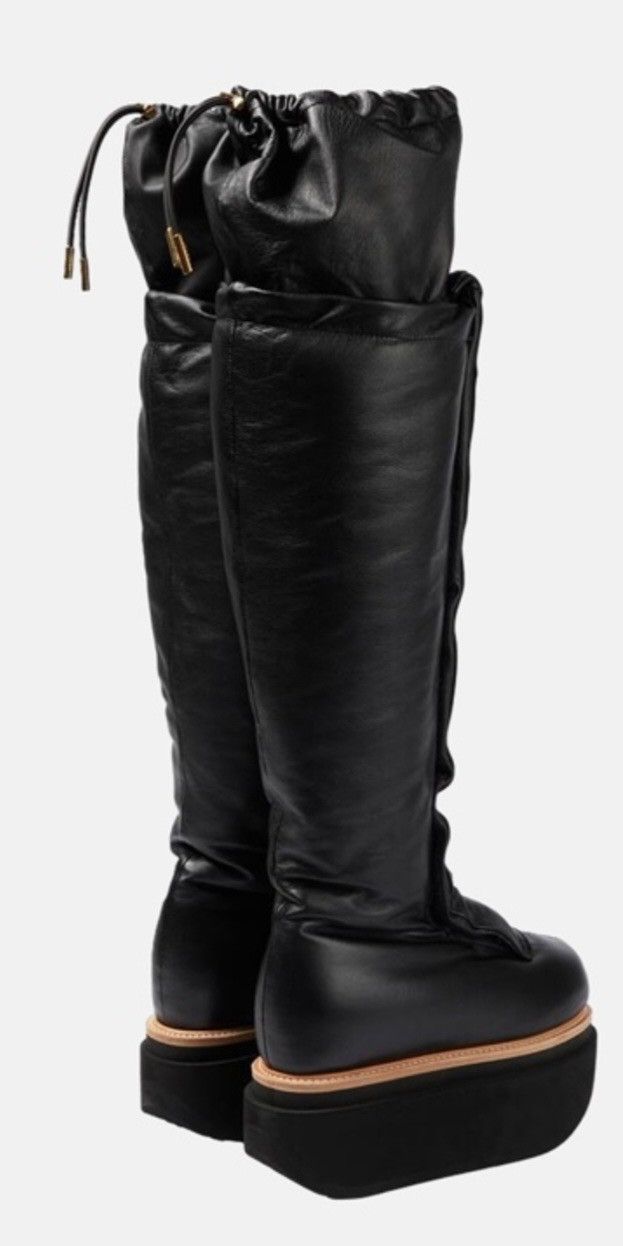 Sacai Sacai Leather Over The Knee Platforms Boots Size eu 39 Size US 9 / IT 39 - 18 Thumbnail