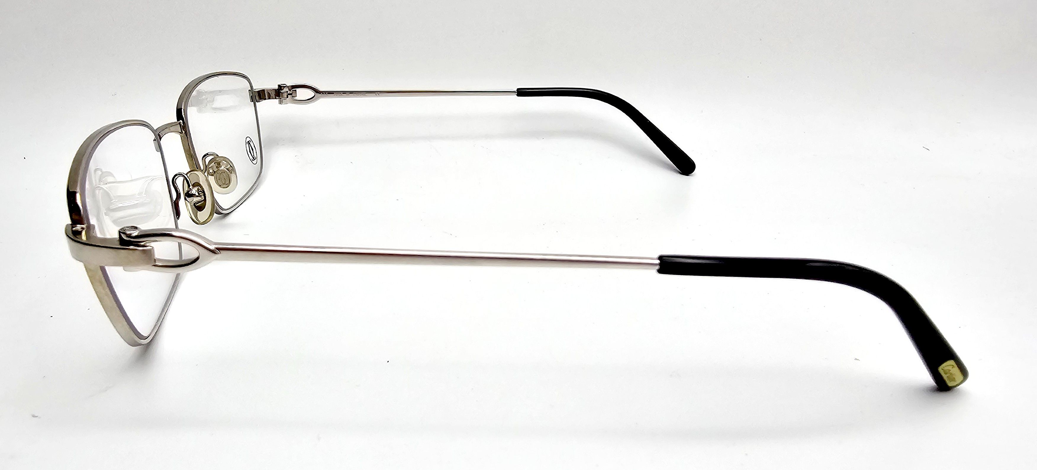 Cartier NEW! Cartier C-Decor Full Rim Silver Glasses Size ONE SIZE - 10 Thumbnail