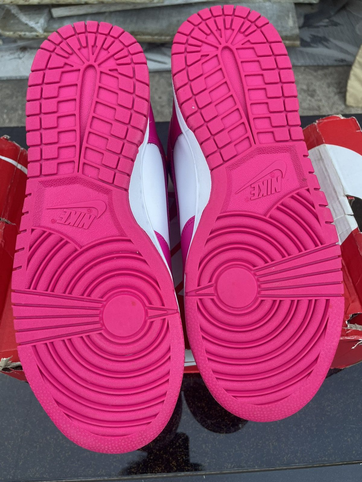 Nike Nike Dunk High Pink Prime Size US 10 / IT 40 - 6 Thumbnail