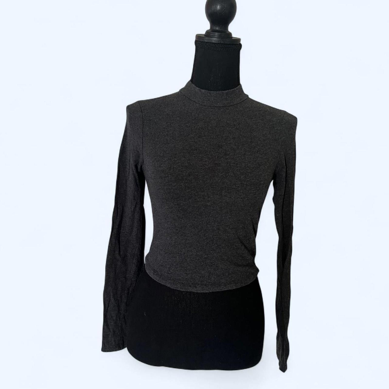 Other Two Bozzolo stretchy crop tops in grey and burgundy Size S / US 4 / IT 40 - 3 Thumbnail