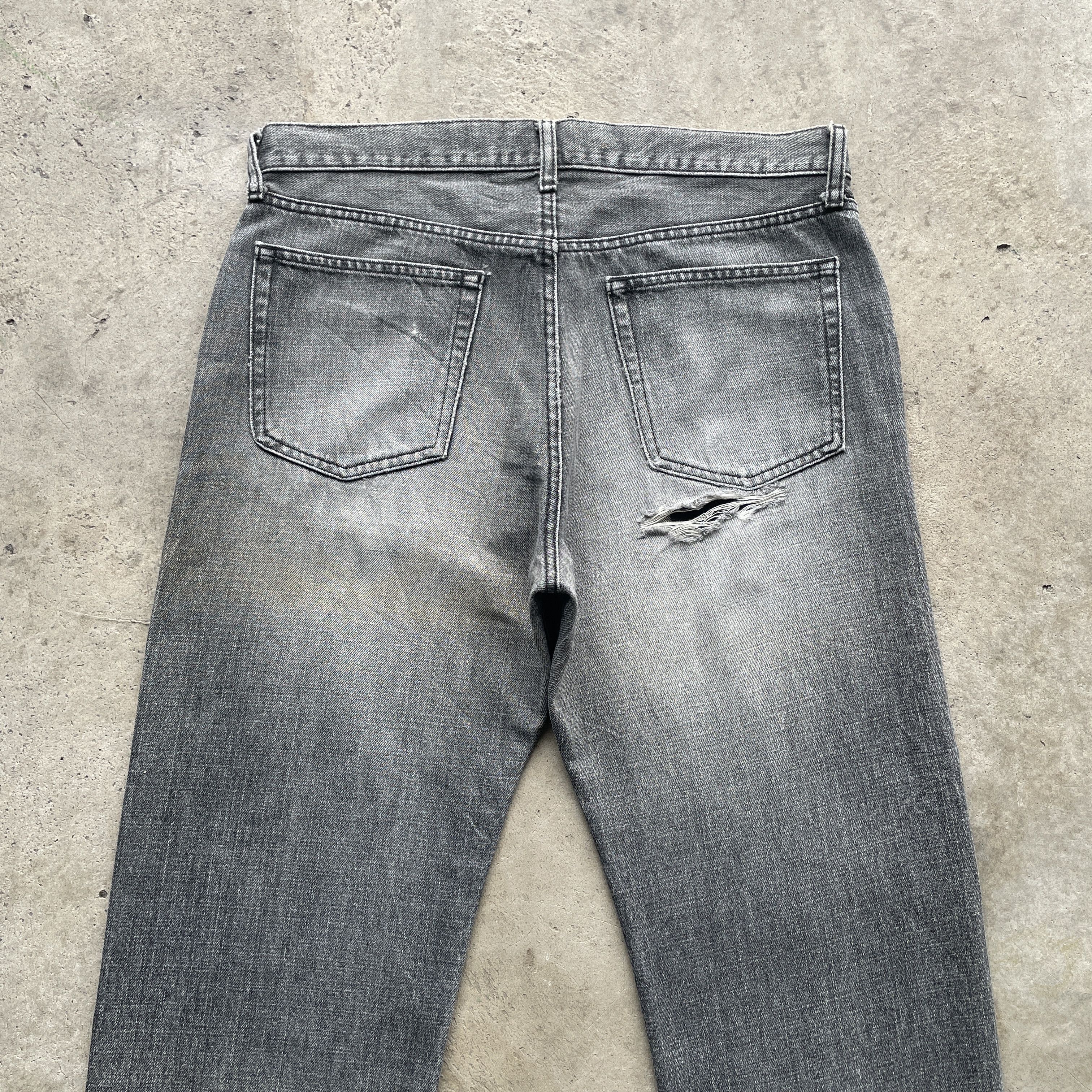 Japanese Brand VINTAGE JAPANESE DISTRESSED BLACK FADED JEANS PANTS W34 Size US 34 / EU 50 - 8 Thumbnail