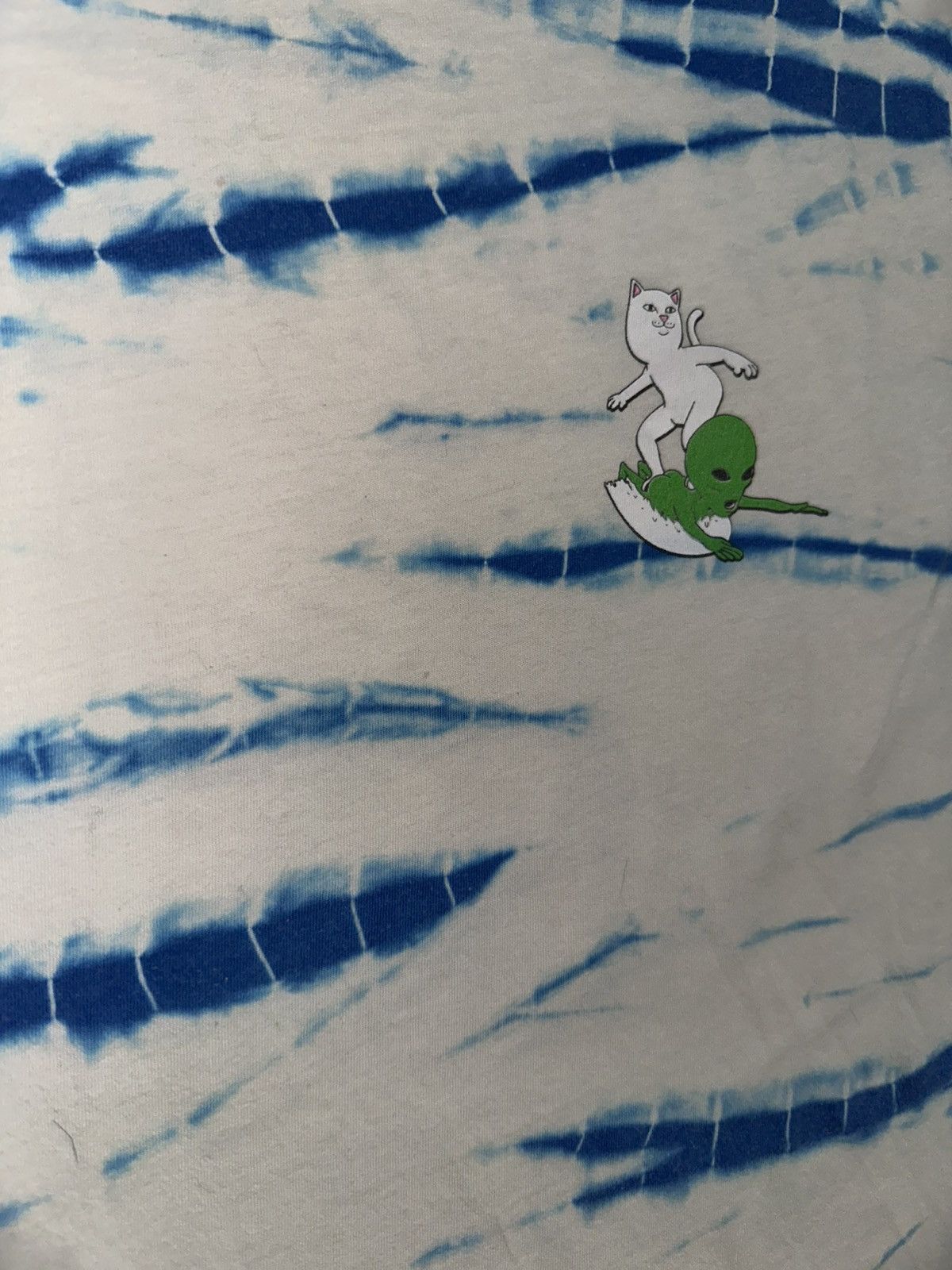 RIPNDIP RipNDip Mens Blue Tie Dye Short Sleeve Must Be Nice Surfing Size US M / EU 48-50 / 2 - 4 Thumbnail