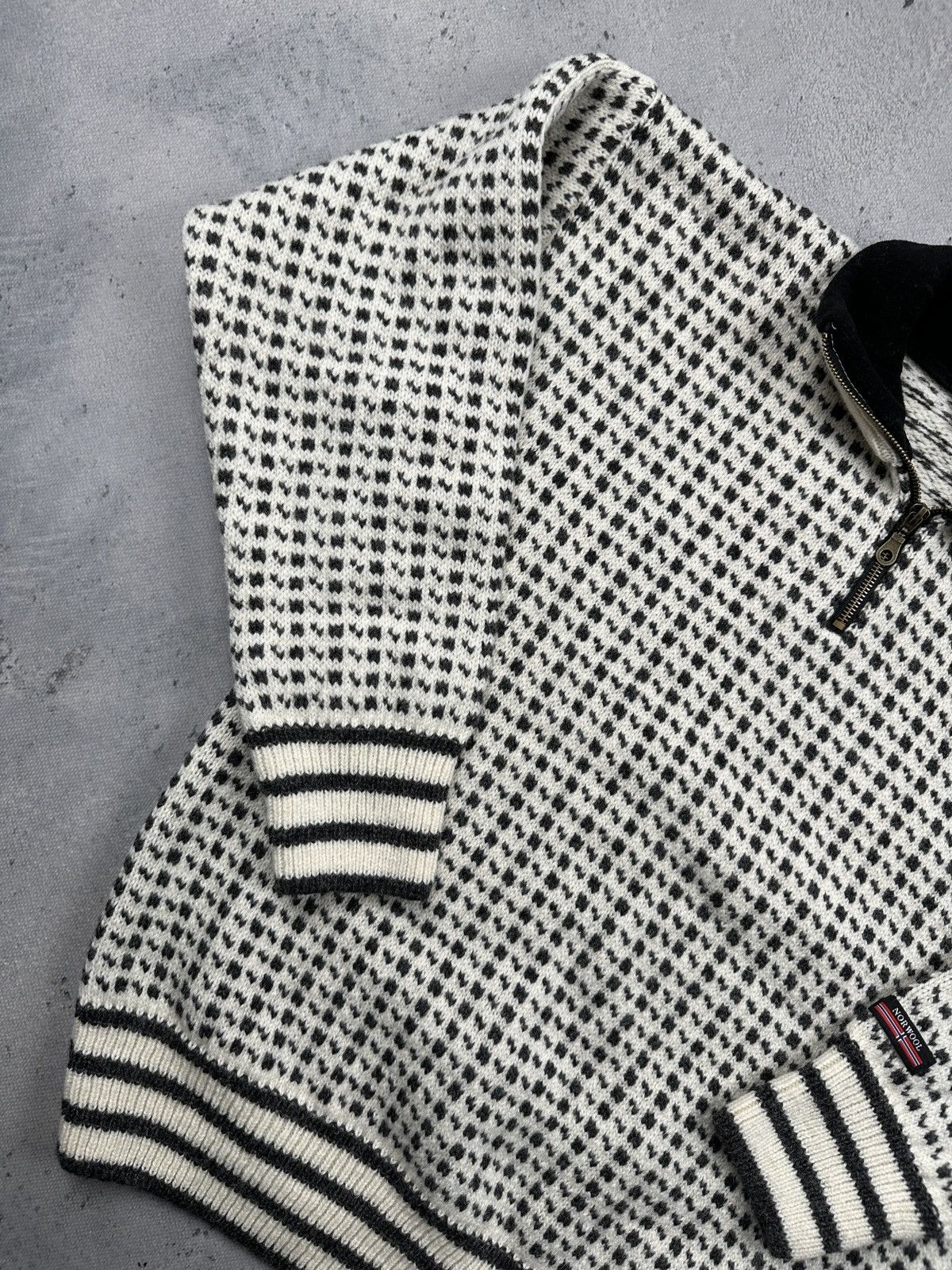 Dale Of Norway Norwool Norway Half Zip Wool Nordic Knitted Sweater Vintage Size US M / EU 48-50 / 2 - 5 Thumbnail