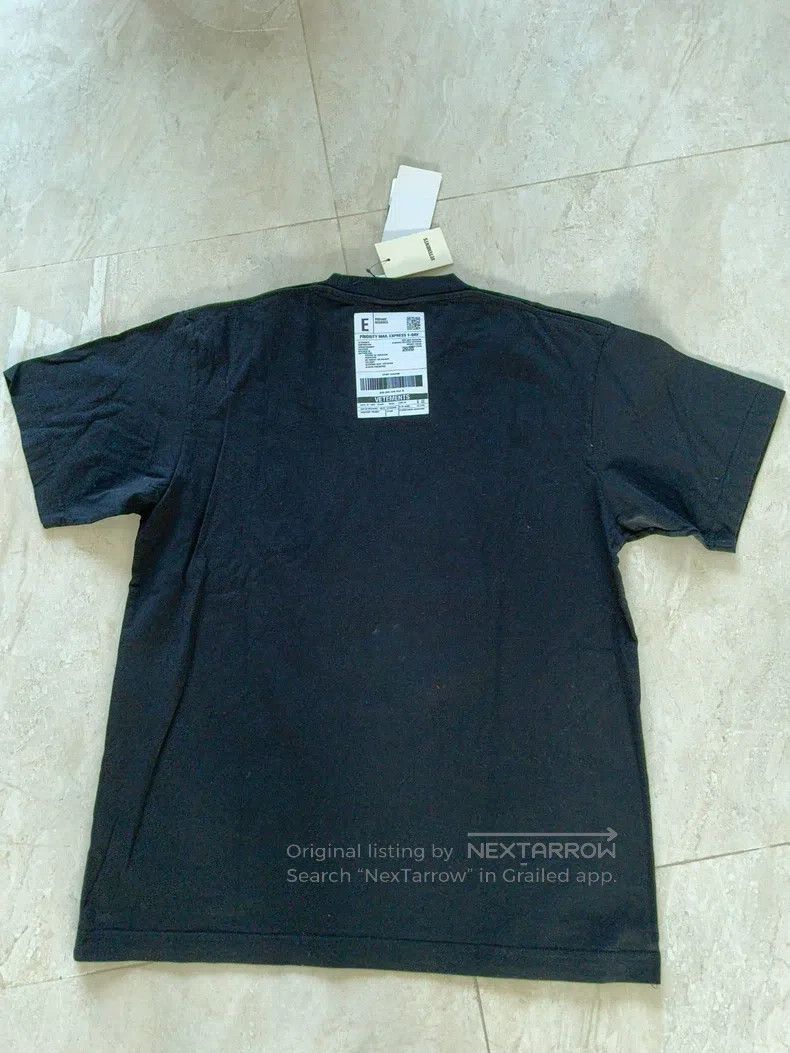 Vetements Vetements Letter Foam Print Short Sleeve Black T-Shirt Size US M / EU 48-50 / 2 - 6 Thumbnail