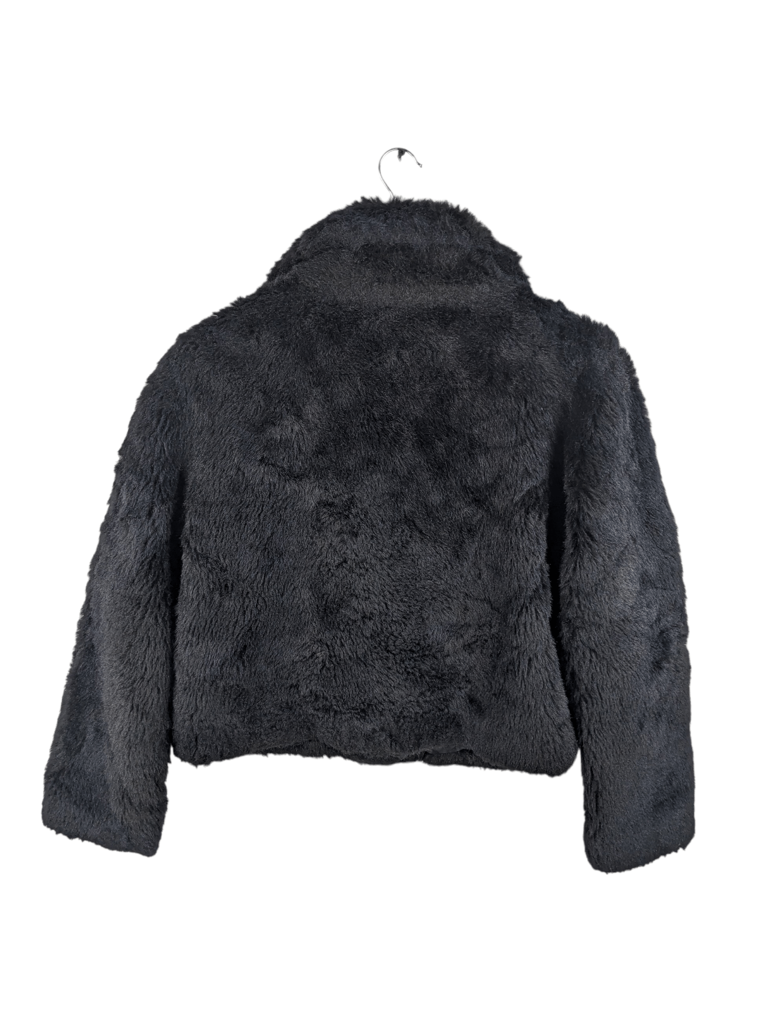 Designer × Japanese Brand Vintage Faux Fur Cropped Jacket Cardigan Size M / US 6-8 / IT 42-44 - 2 Thumbnail