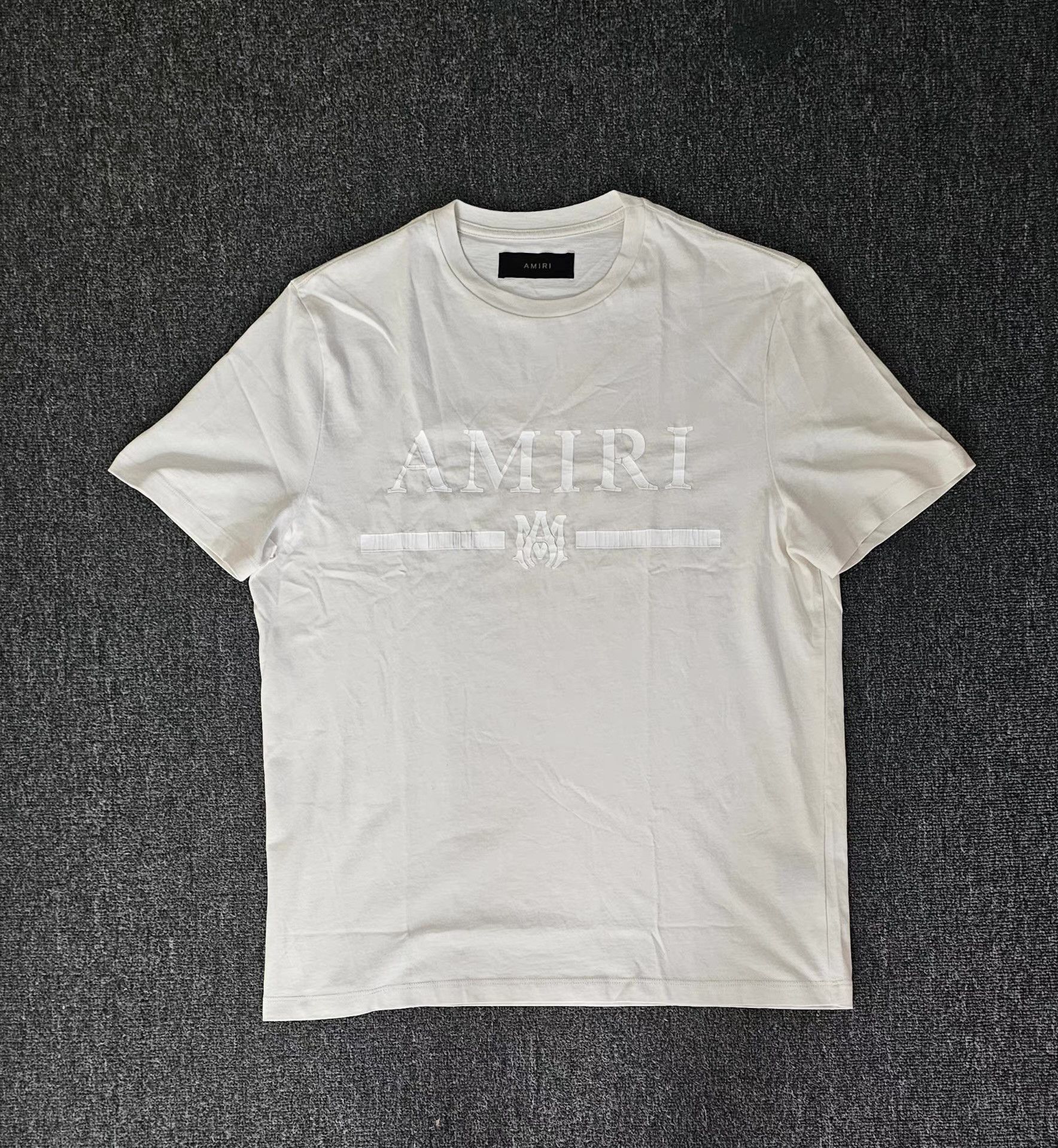 Amiri Amiri Beige Short Sleeve T-shirt Size US M / EU 48-50 / 2 - 1 Thumbnail