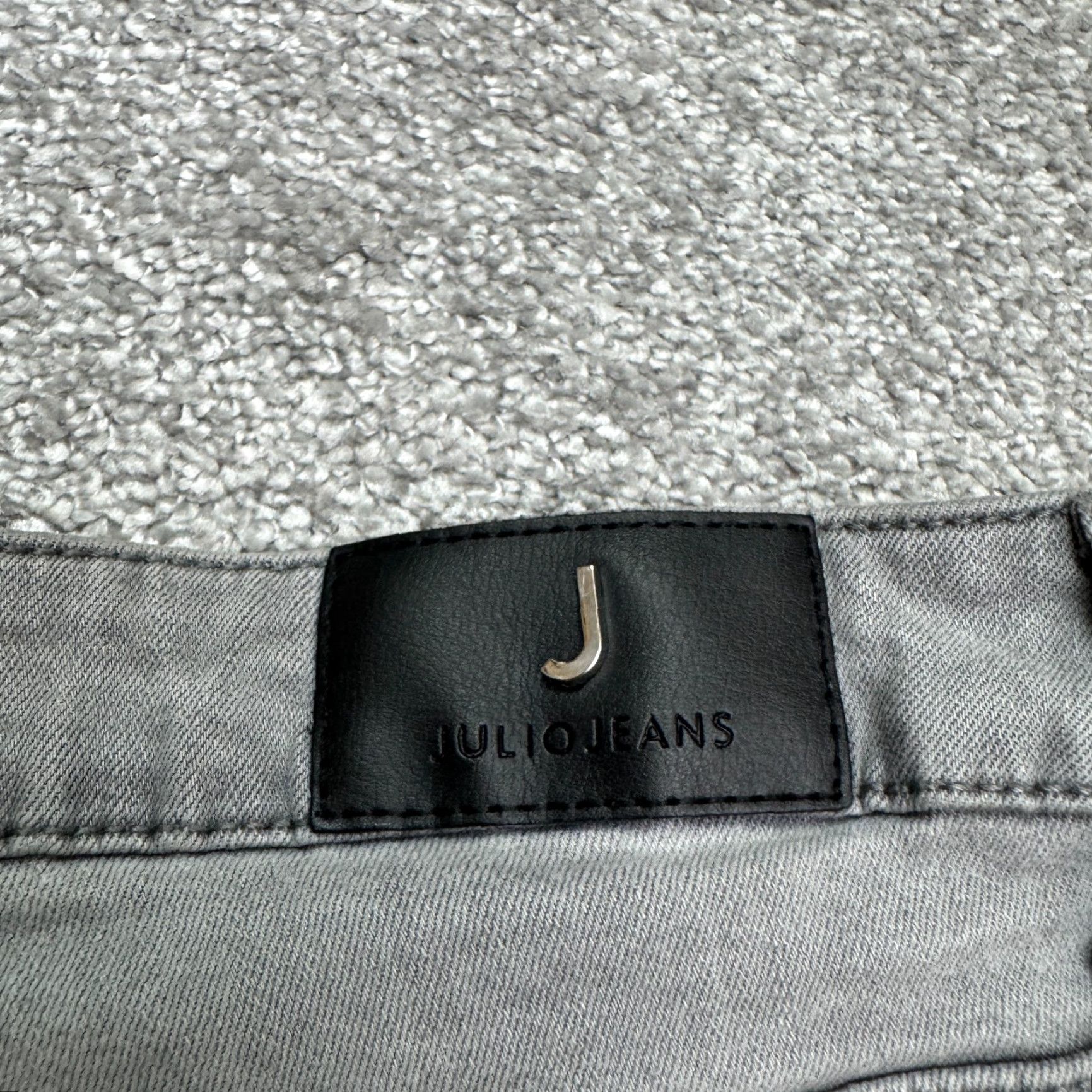 Denime Julio Jeans Women Cropped Slim Fit Mid Rise Denim 8 Gray Stone Wash 5-Pocket Modern Casual Womens Size 30" / US 8 / IT 44 - 6 Thumbnail