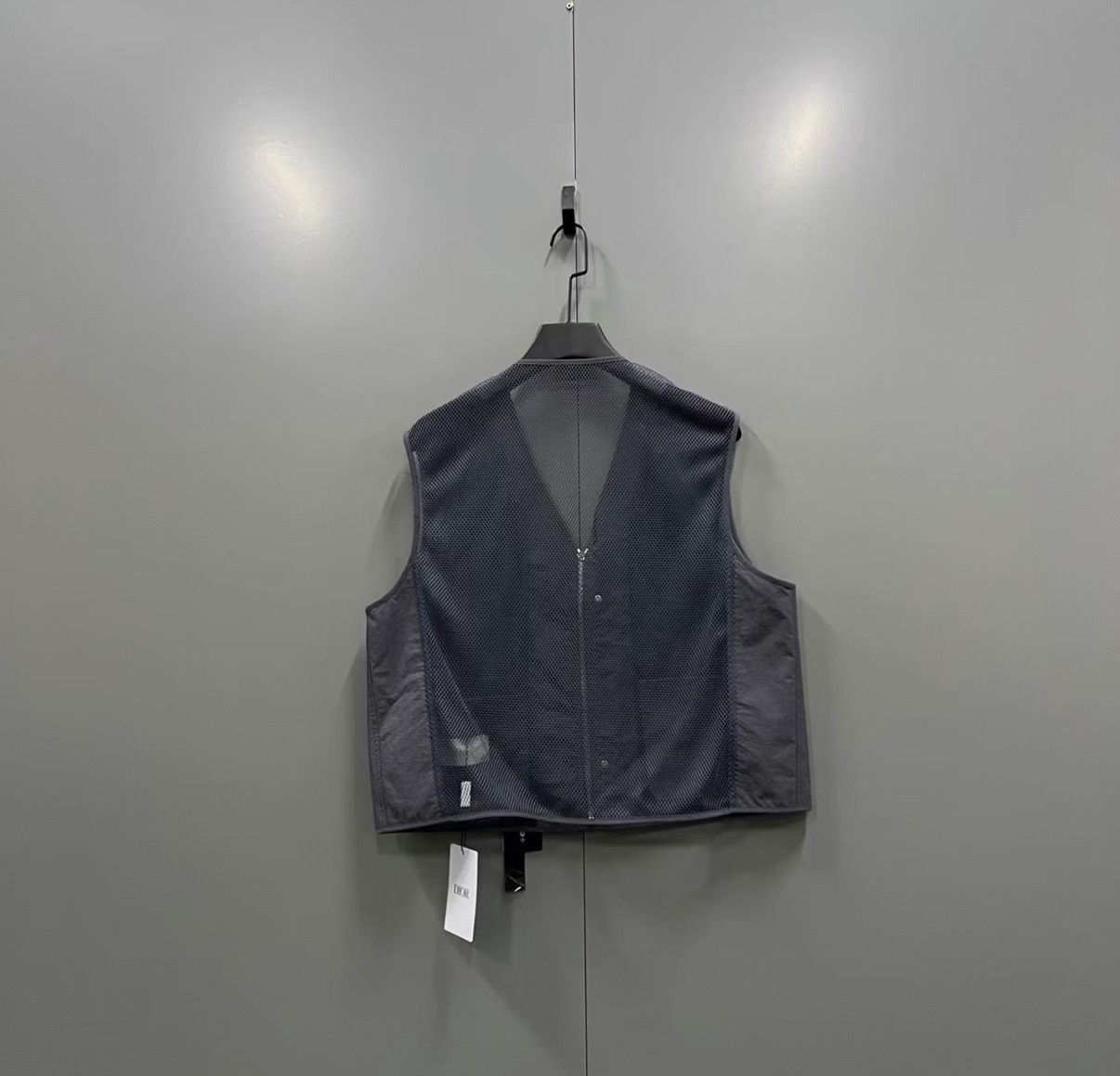 Dior Dior Grey Zipper Multi-pocket Vest J41 Size US L / EU 52-54 / 3 - 2 Thumbnail