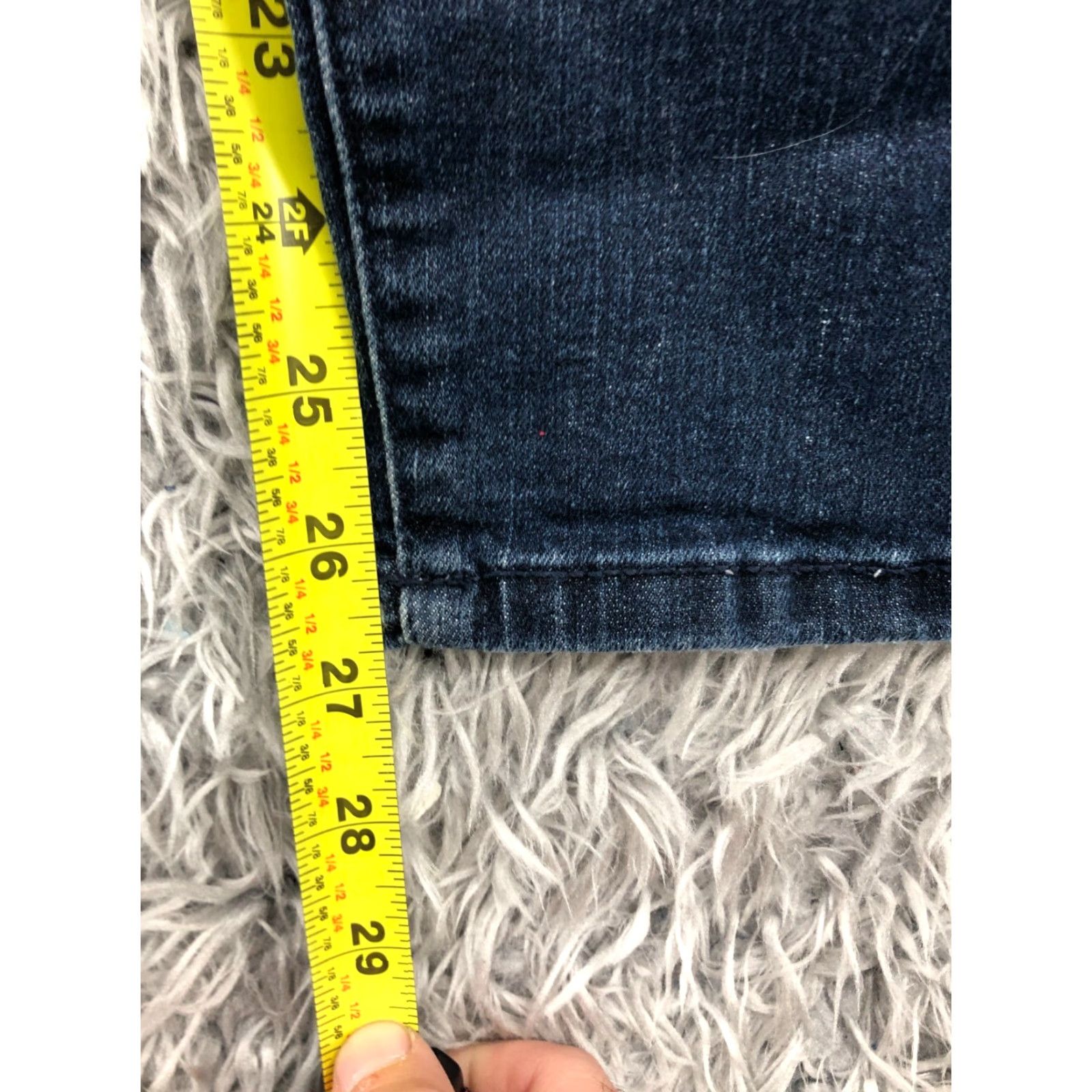 Old Navy Old Navy Rockstar Jeans Size 10 Womens Medium Wash Blue Skinny Denim Five-Pocket Regular Rise 28in Belt Loops Size 32" / US 10 / IT 46 - 3 Thumbnail