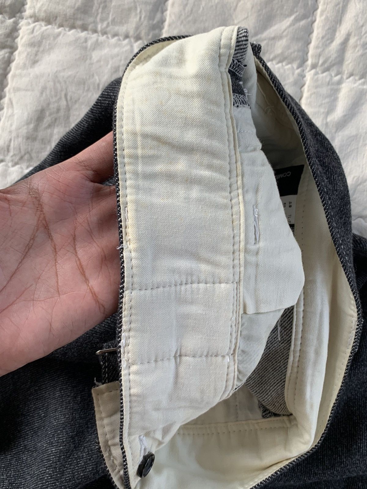 Comme des Garcons AD2003 Tricot Comme des Garcons Wide Trouser Size 30" / US 8 / IT 44 - 9 Thumbnail