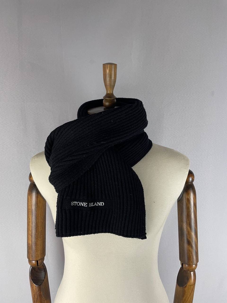 Stone Island Stone Island Scarf Wool Black Size ONE SIZE - 4 Thumbnail