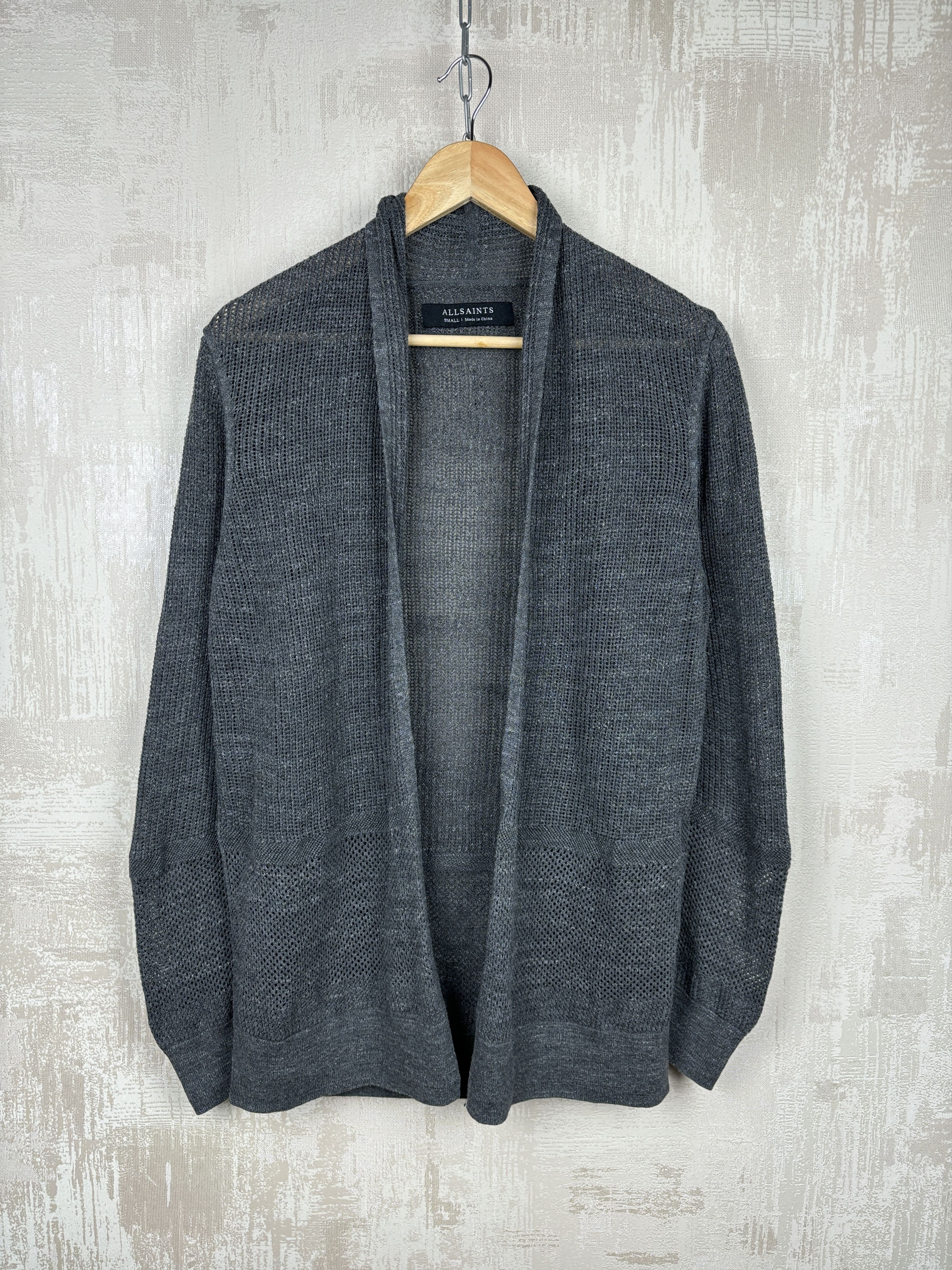 Allsaints AllSaints Dyle Cardigan Mesh Cotton Size US S / EU 44-46 / 1 - 2 Thumbnail