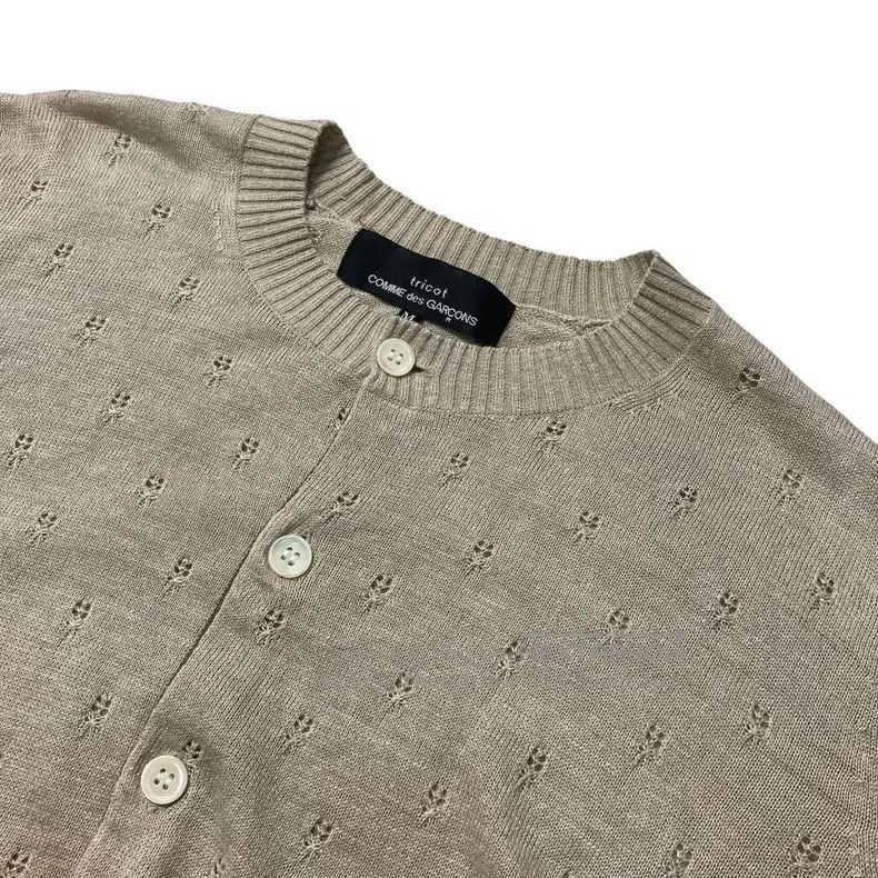 Comme des Garcons Comme Des Garcons Linen Blended Knit Cardigan Size M / US 6-8 / IT 42-44 - 3 Thumbnail