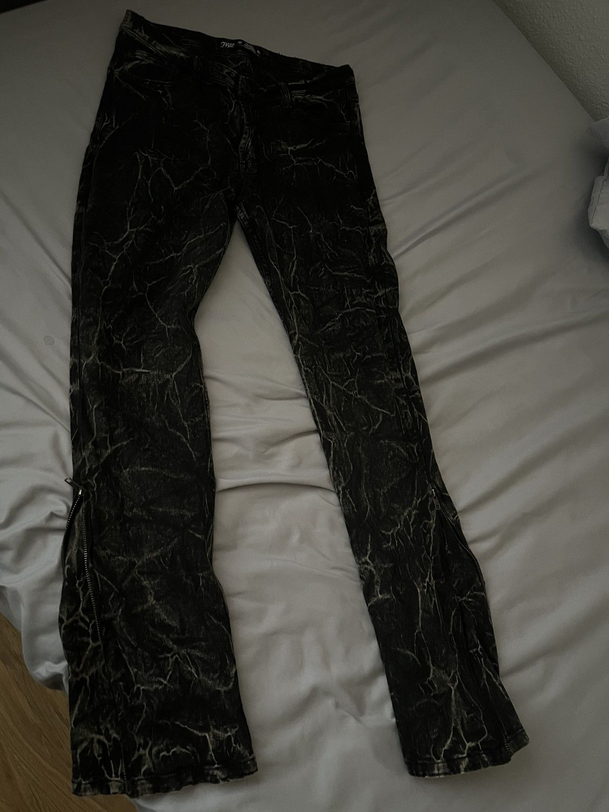 Prps PRPS Flared zipper denim * NEVER WORN* Size US 32 / EU 48 - 1 Thumbnail