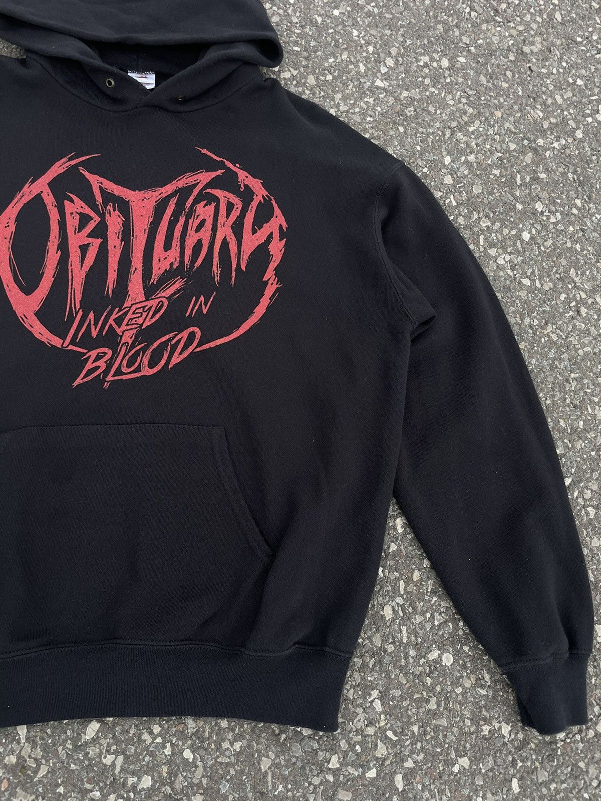 Band Tees × Vintage Vintage Obituary Inked In Blood Band Hoodie Size US L / EU 52-54 / 3 - 7 Thumbnail