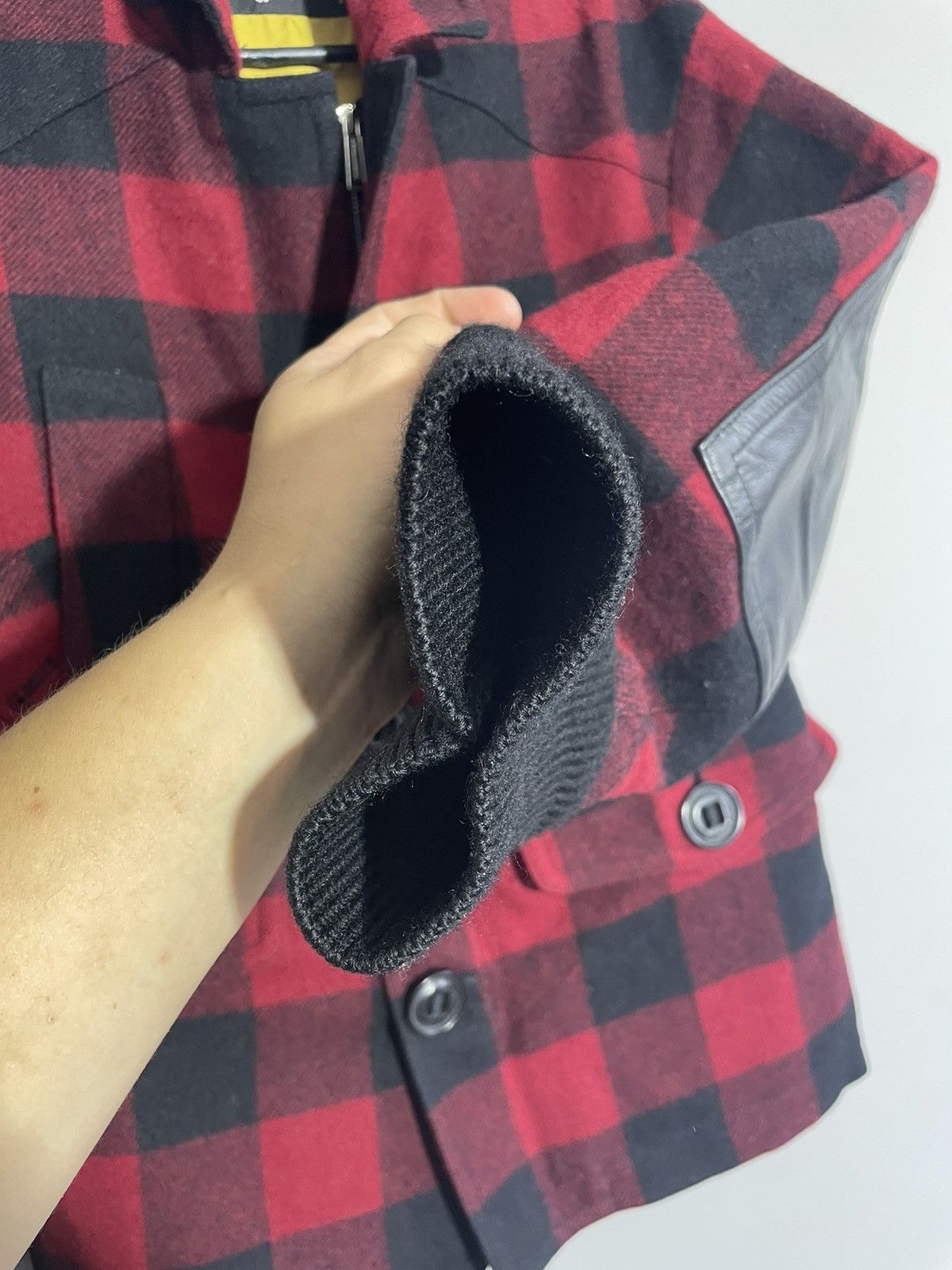 Dsquared2 DSQUARED2 Blouson RedxBlack(Check Pattern) wool coat jacket Size M / US 6-8 / IT 42-44 - 9 Thumbnail