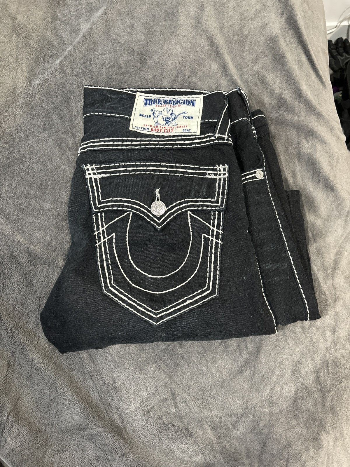 image of True Religion Rb1 Trues in Black, Men's (Size 30)
