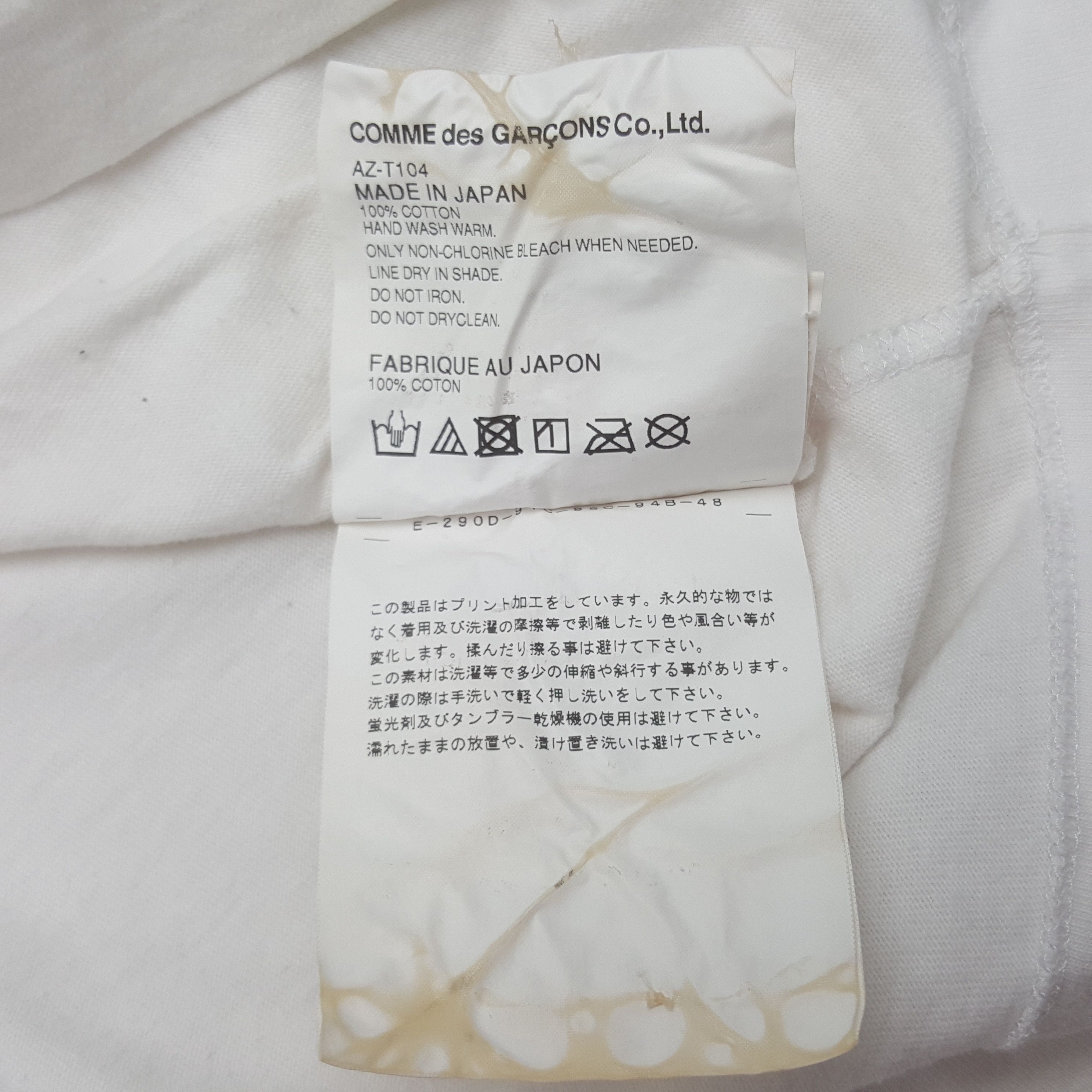 Comme des Garcons PLAY Vintage Comme des Garcons PLAY Big Logo Tshirt Size US S / EU 44-46 / 1 - 8 Thumbnail