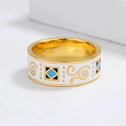 Vintage Classic Gold Ring Size ONE SIZE - 4 Thumbnail