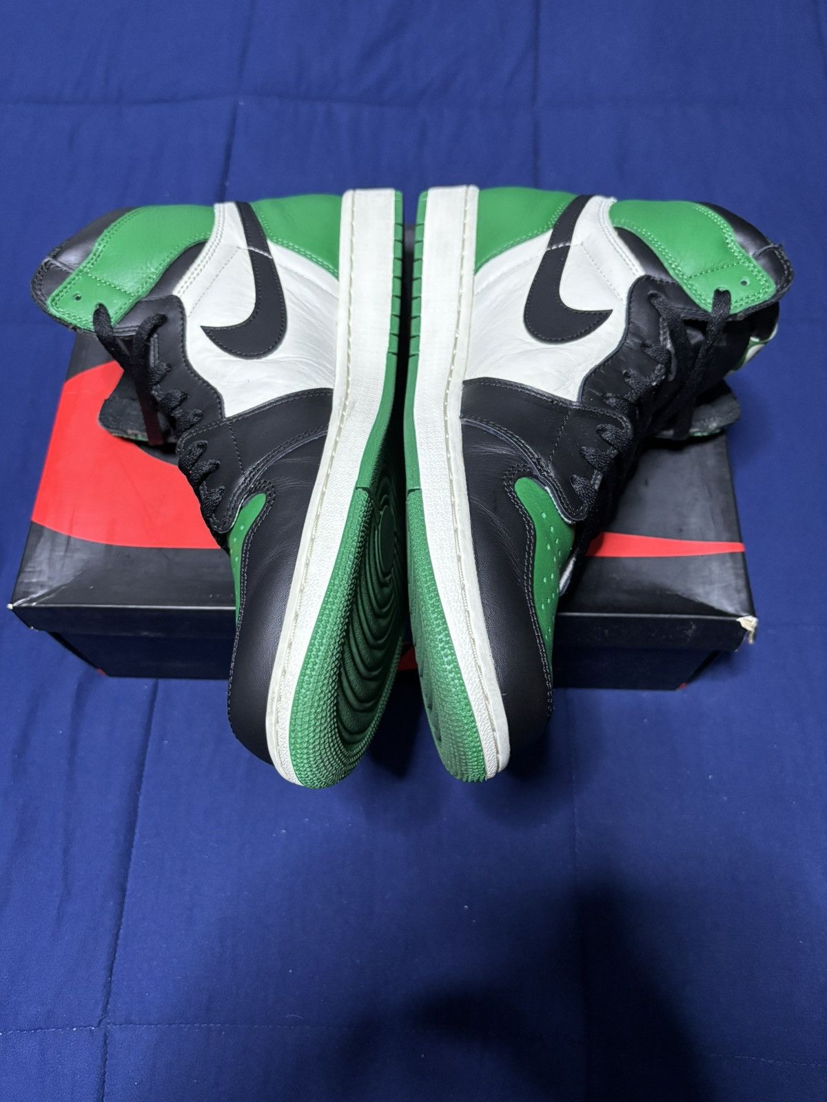Jordan Brand Jordan 1 Retro High OG Pine Green 2018 Size 13 Size US 13 / EU 46 - 3 Thumbnail