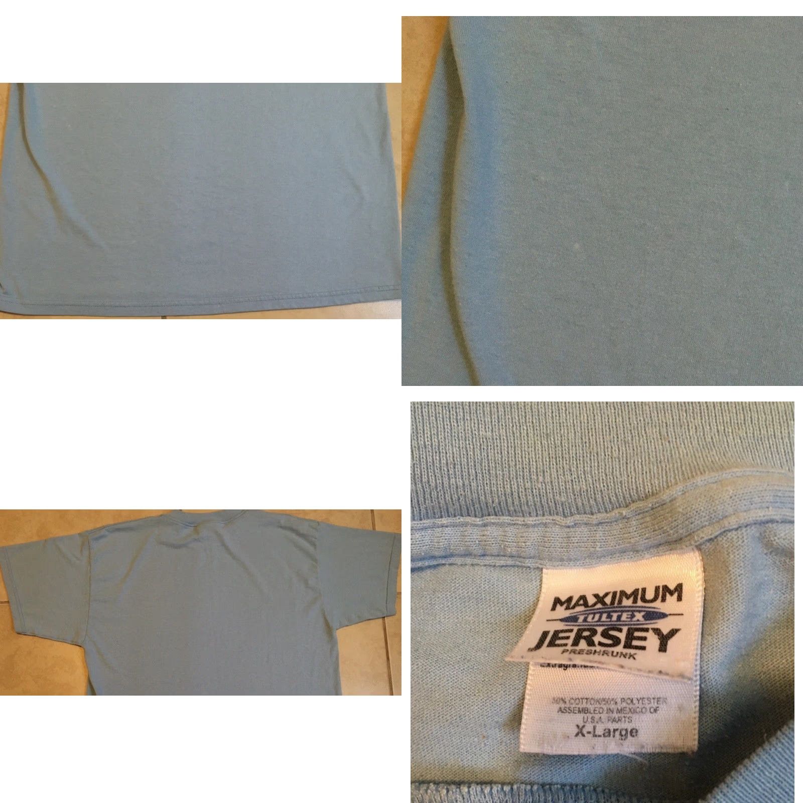 Vintage VINTAGE Alameda County Inmate Shirt XL 90s Jail Prisoner Grunge Blue T-Shirt Mens USA 80s 90s Size US XL / EU 56 / 4 - 8 Thumbnail